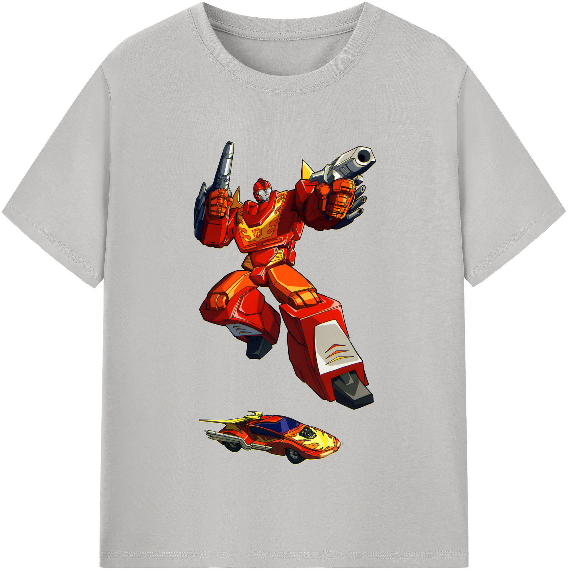 （画像用）  レディースカジュアルプリントTシャツ（綿100％）