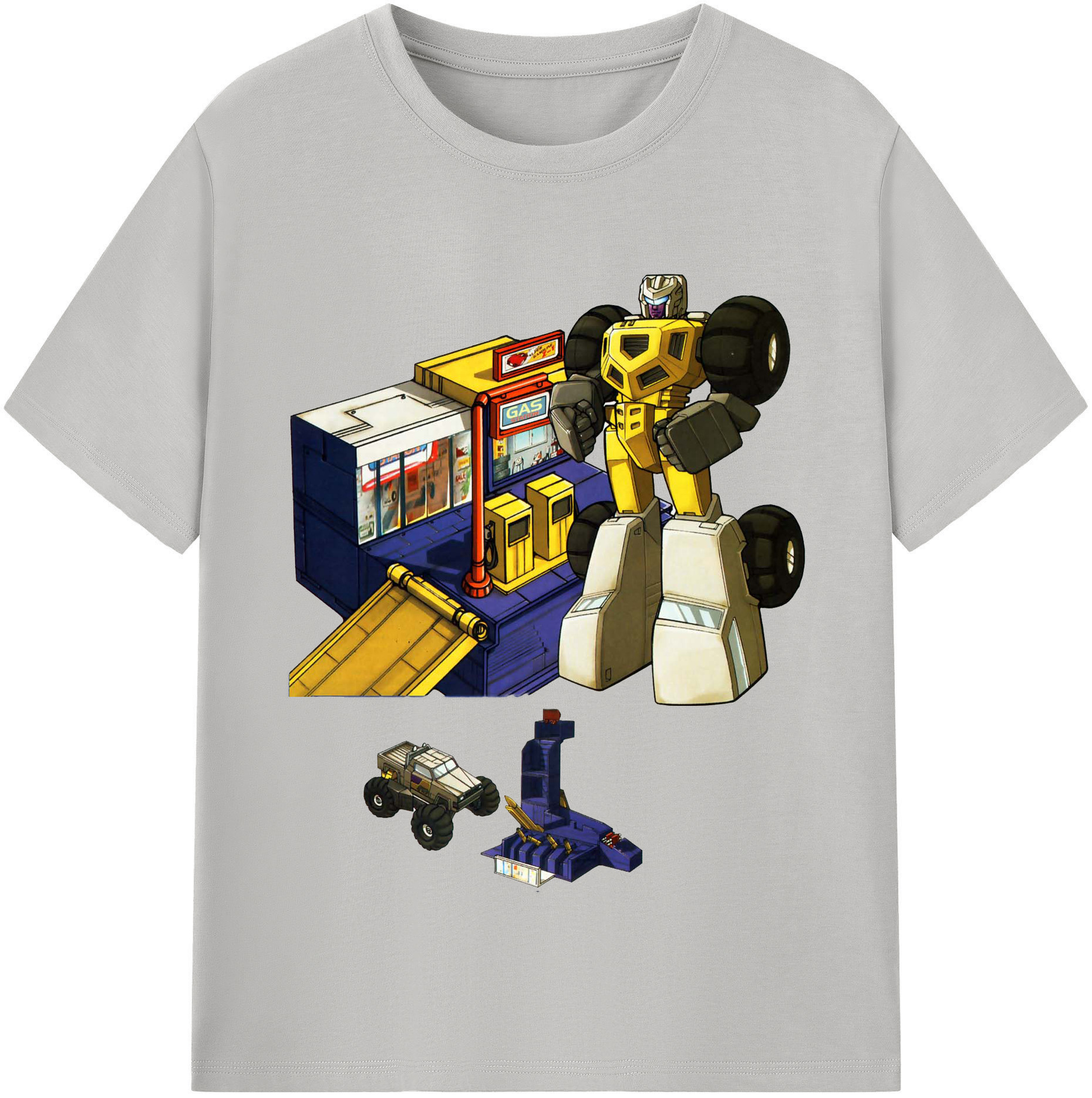 （画像用）  レディースカジュアルプリントTシャツ（綿100％）