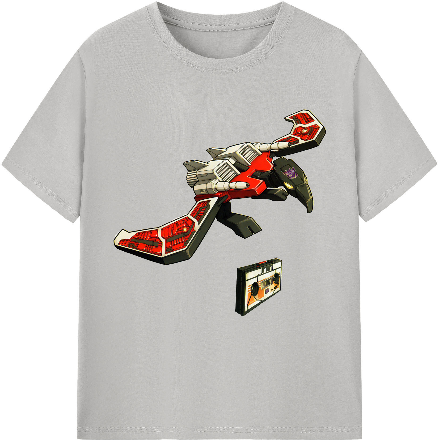（画像用）  レディースカジュアルプリントTシャツ（綿100％）