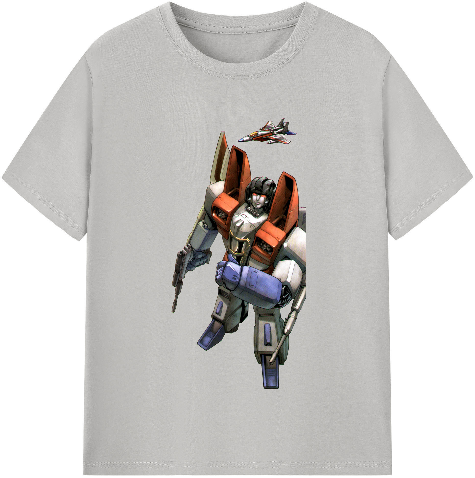 （画像用）  レディースカジュアルプリントTシャツ（綿100％）