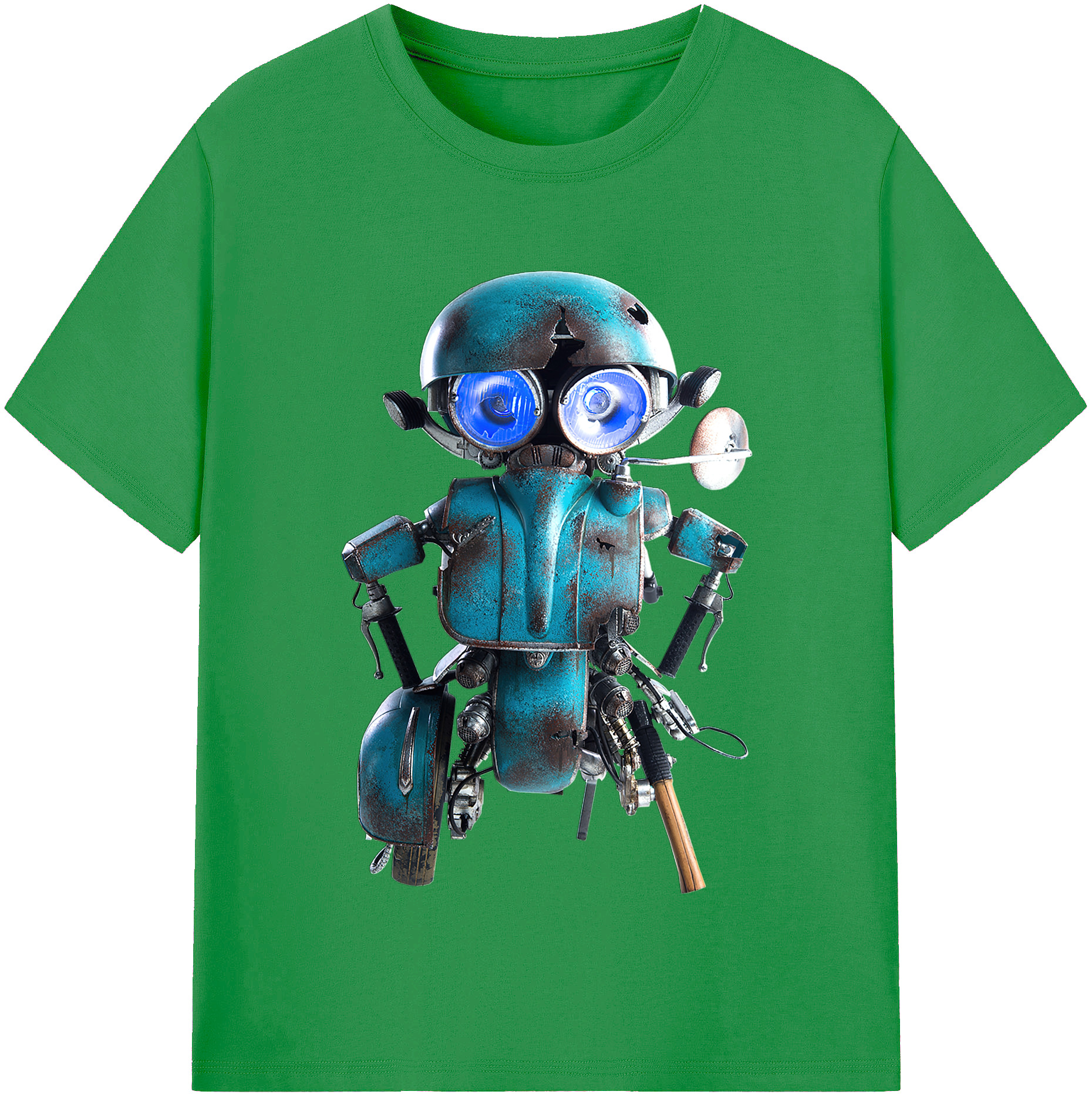 （画像用）  レディースカジュアルプリントTシャツ（綿100％）