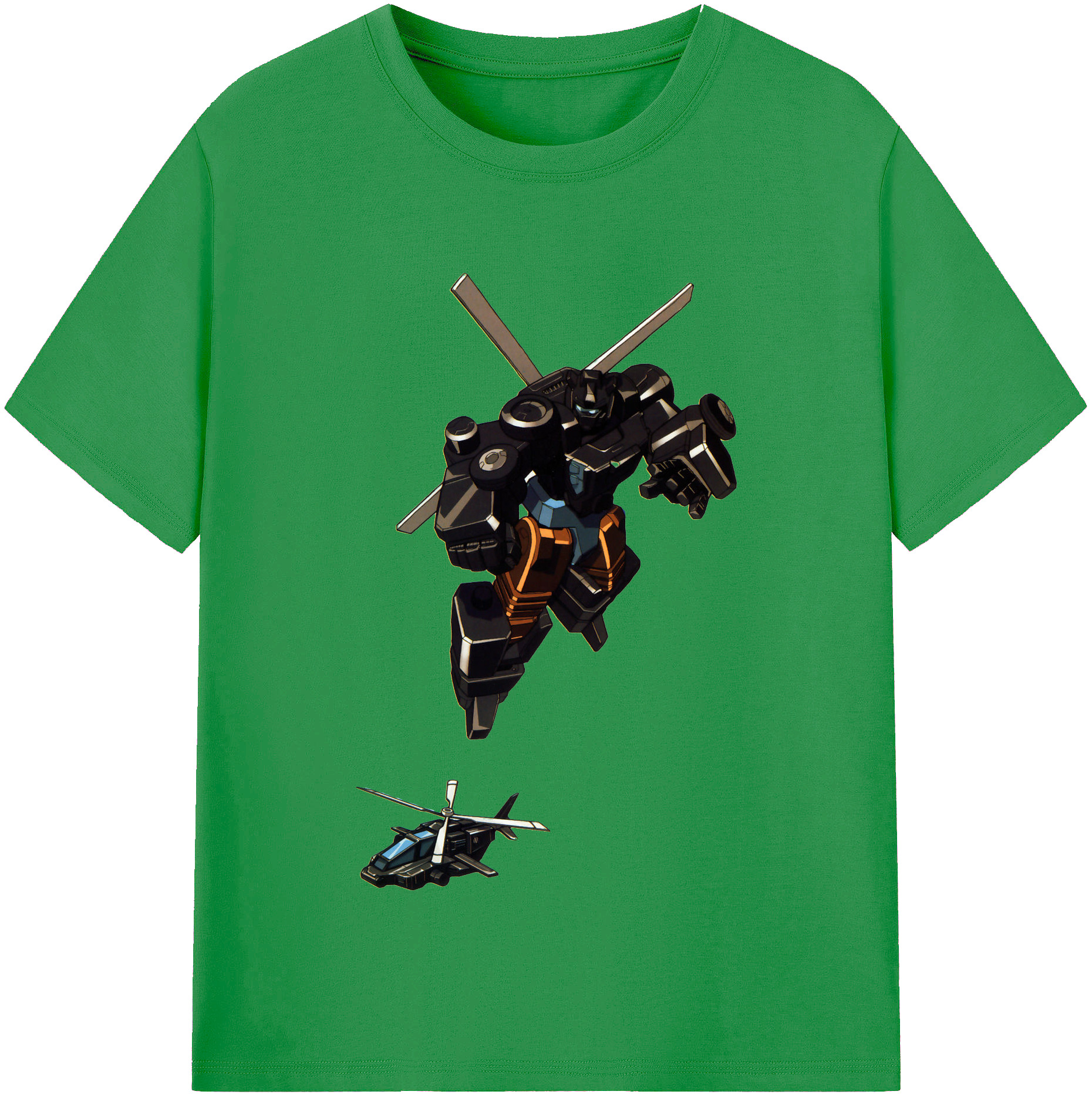 （画像用）  レディースカジュアルプリントTシャツ（綿100％）
