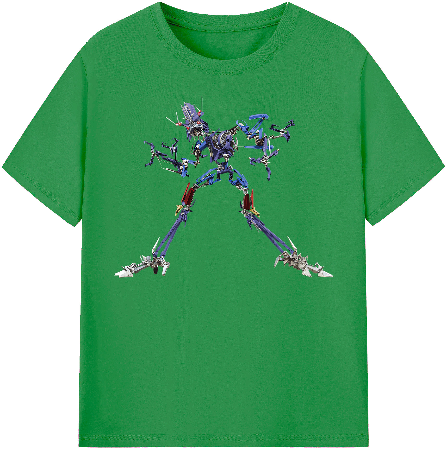 （画像用）  レディースカジュアルプリントTシャツ（綿100％）
