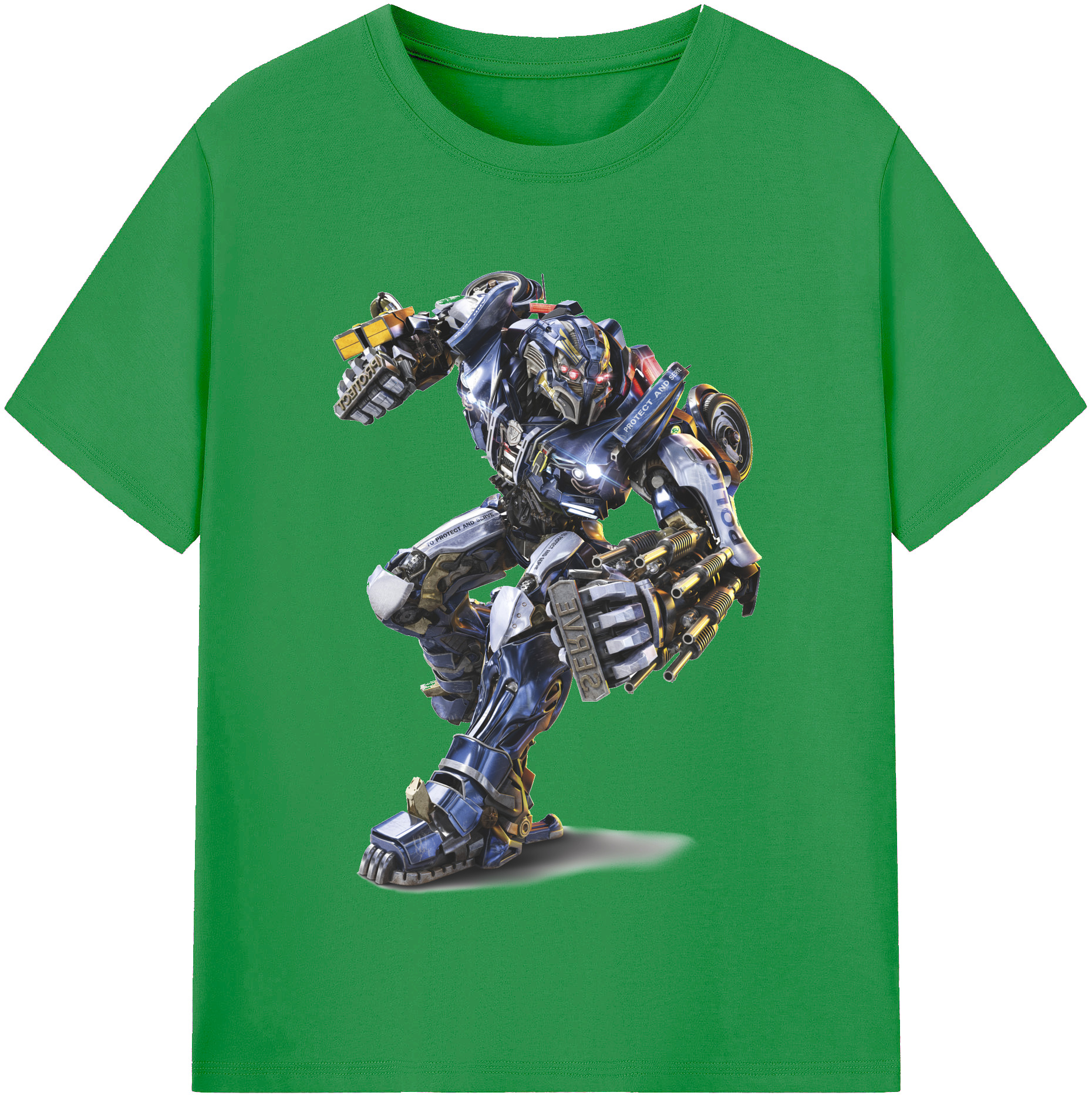 （画像用）  レディースカジュアルプリントTシャツ（綿100％）