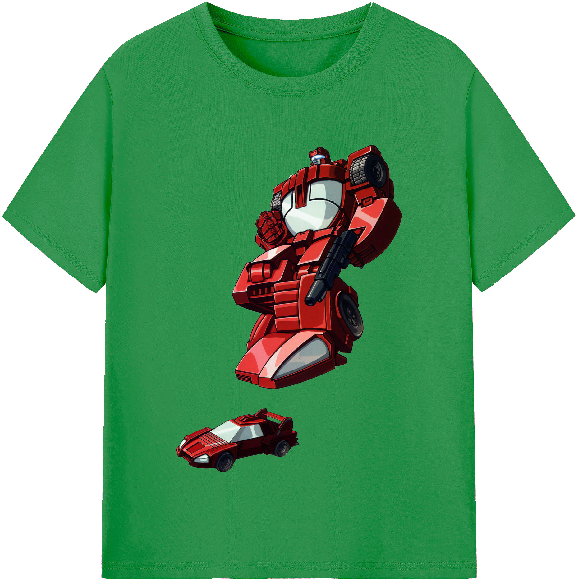 （画像用）  レディースカジュアルプリントTシャツ（綿100％）