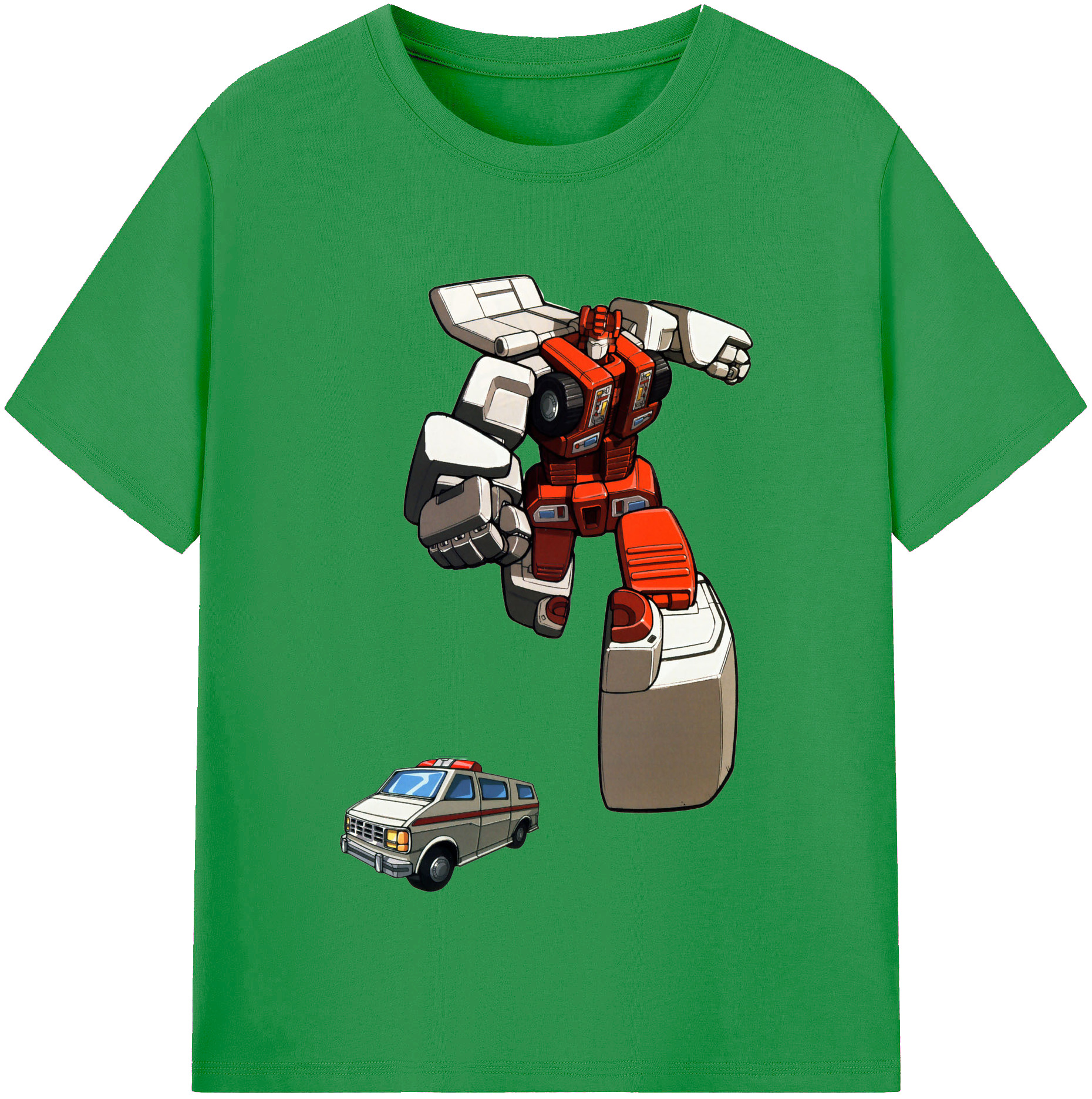 （画像用）  レディースカジュアルプリントTシャツ（綿100％）