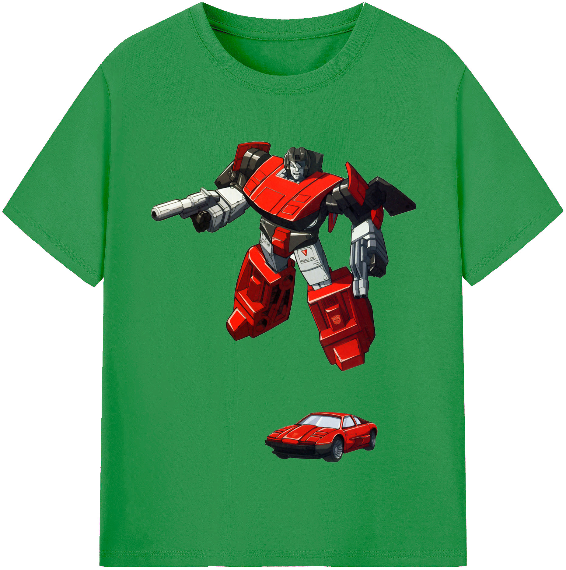 （画像用）  レディースカジュアルプリントTシャツ（綿100％）