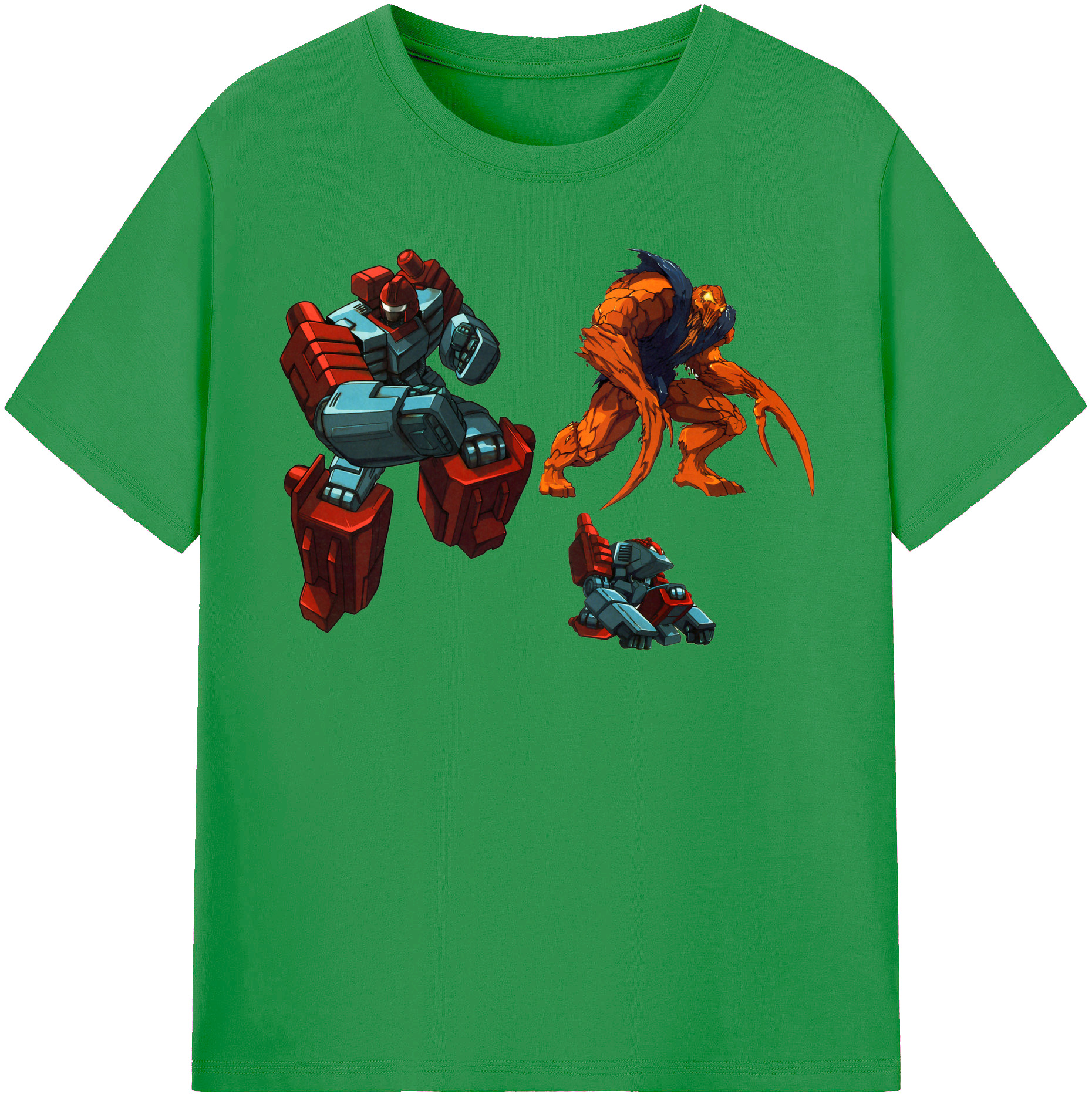 （画像用）  レディースカジュアルプリントTシャツ（綿100％）