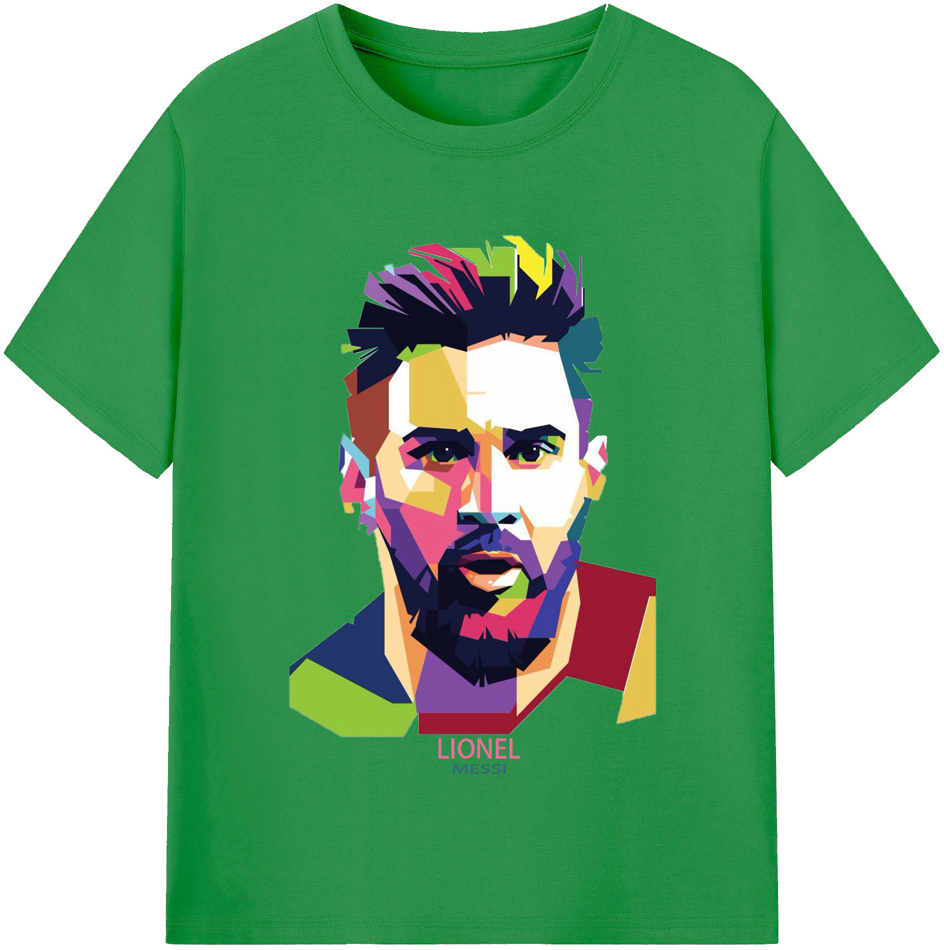 （画像用）  レディースカジュアルプリントTシャツ（綿100％）