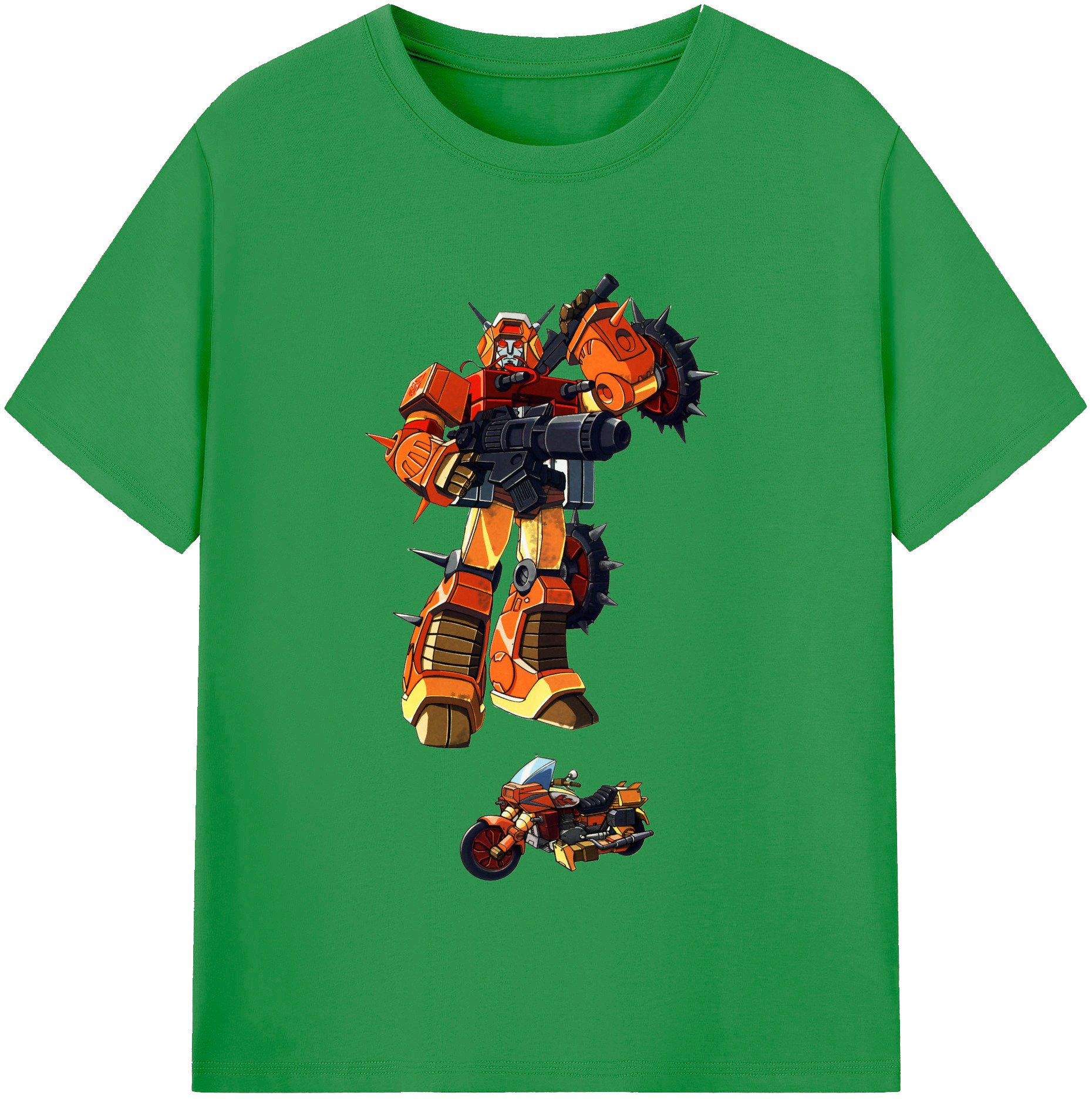 （画像用）  レディースカジュアルプリントTシャツ（綿100％）