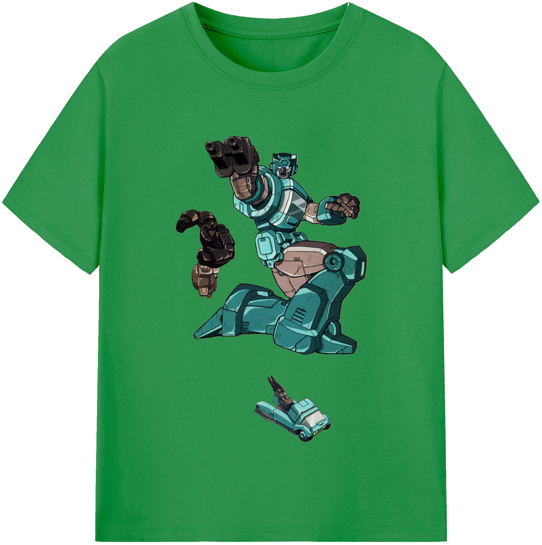 （画像用）  レディースカジュアルプリントTシャツ（綿100％）