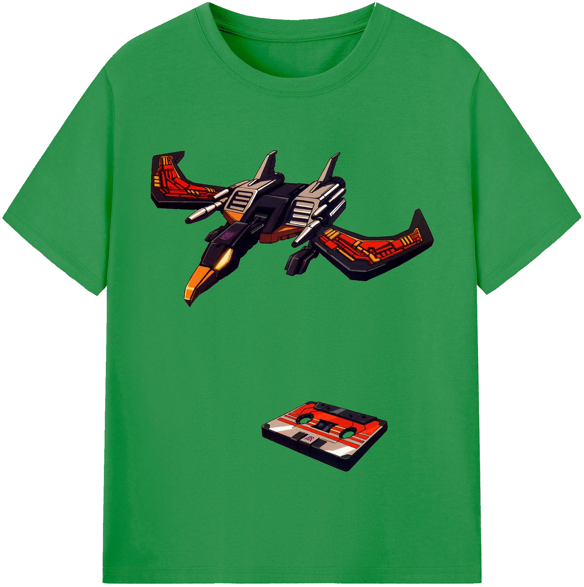 （画像用）  レディースカジュアルプリントTシャツ（綿100％）