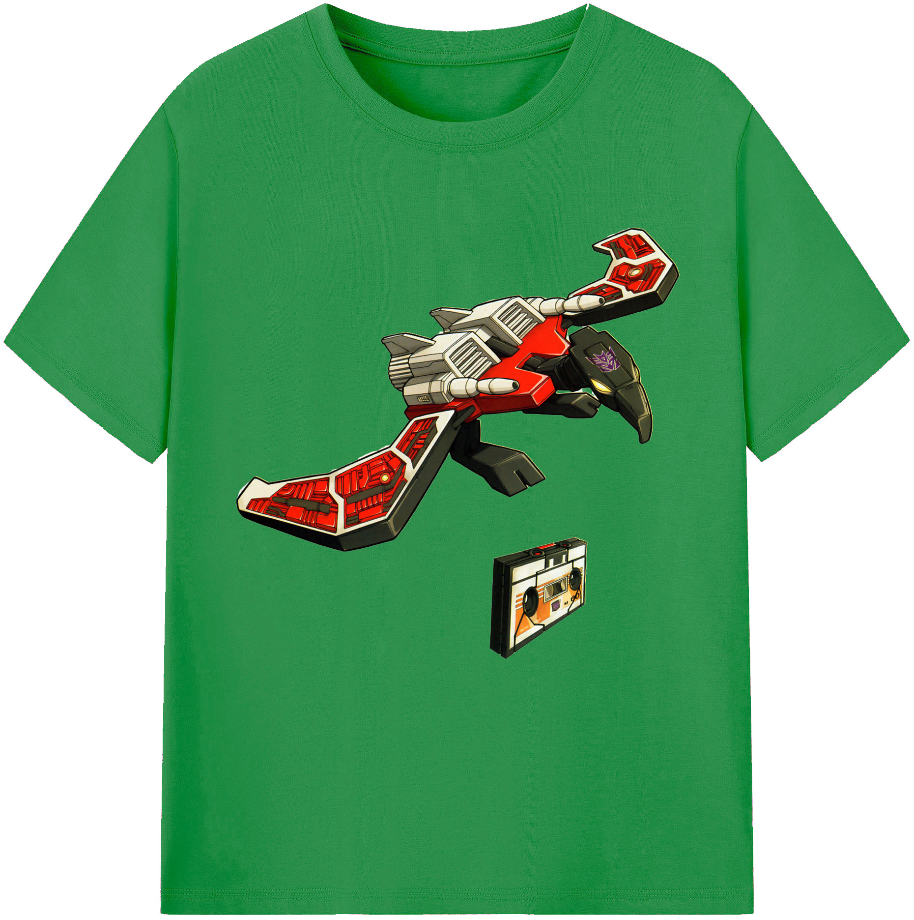 （画像用）  レディースカジュアルプリントTシャツ（綿100％）