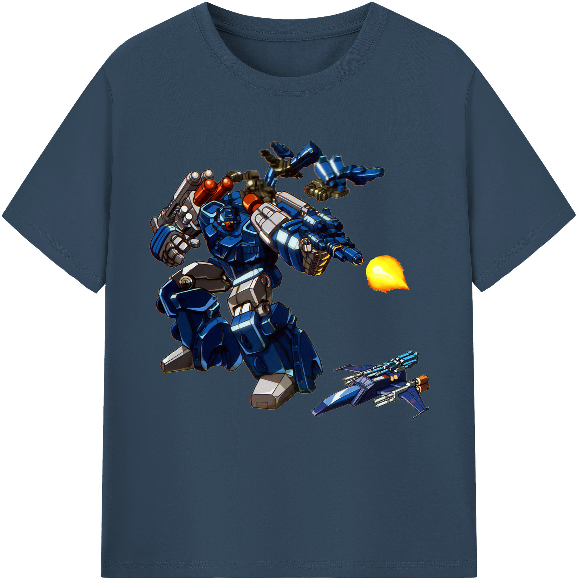 （画像用）  レディースカジュアルプリントTシャツ（綿100％）