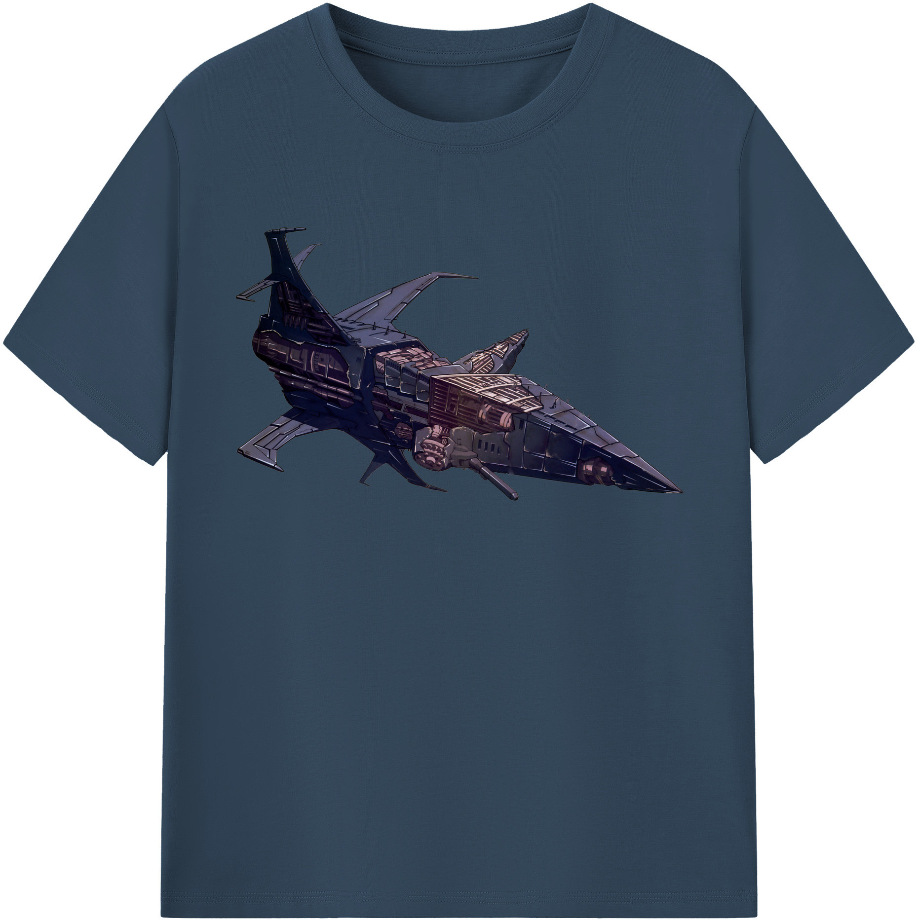 （画像用）  レディースカジュアルプリントTシャツ（綿100％）