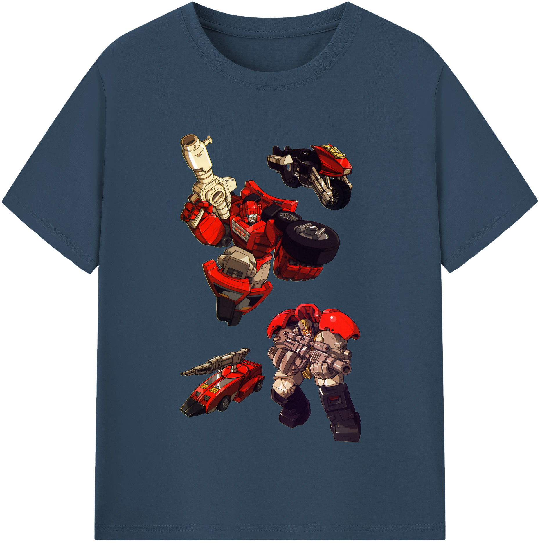 （画像用）  レディースカジュアルプリントTシャツ（綿100％）
