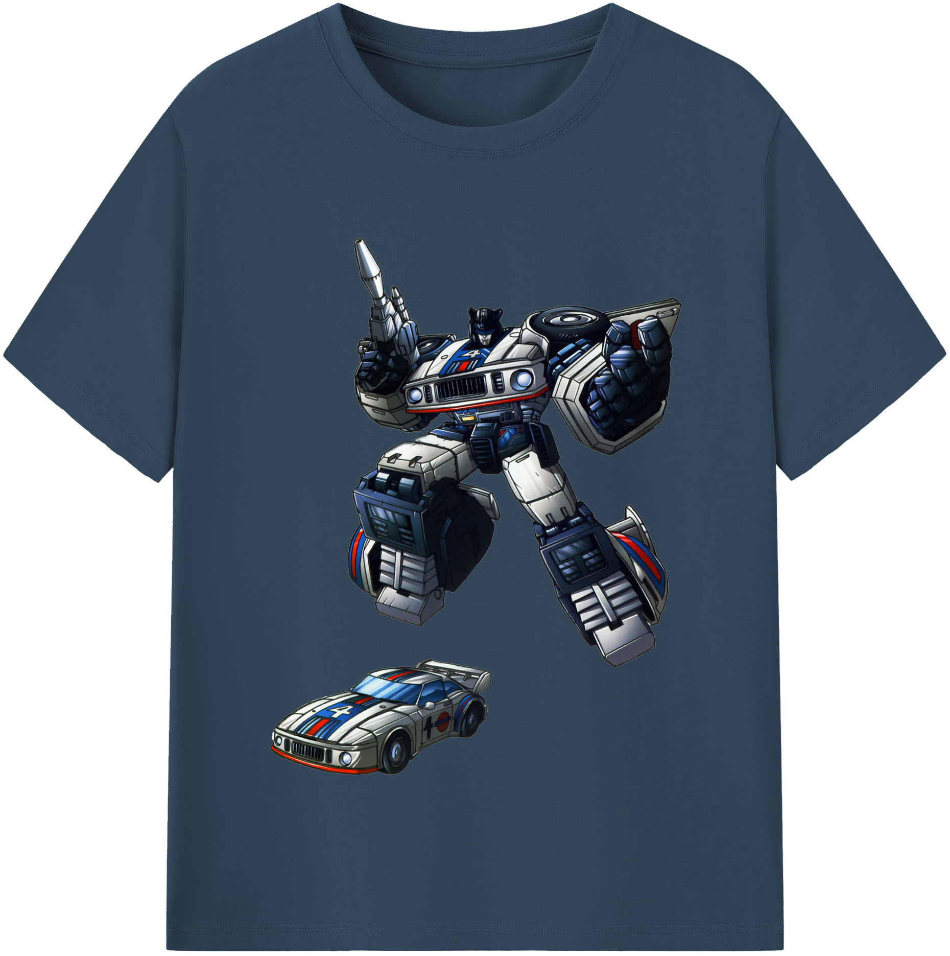 （画像用）  レディースカジュアルプリントTシャツ（綿100％）