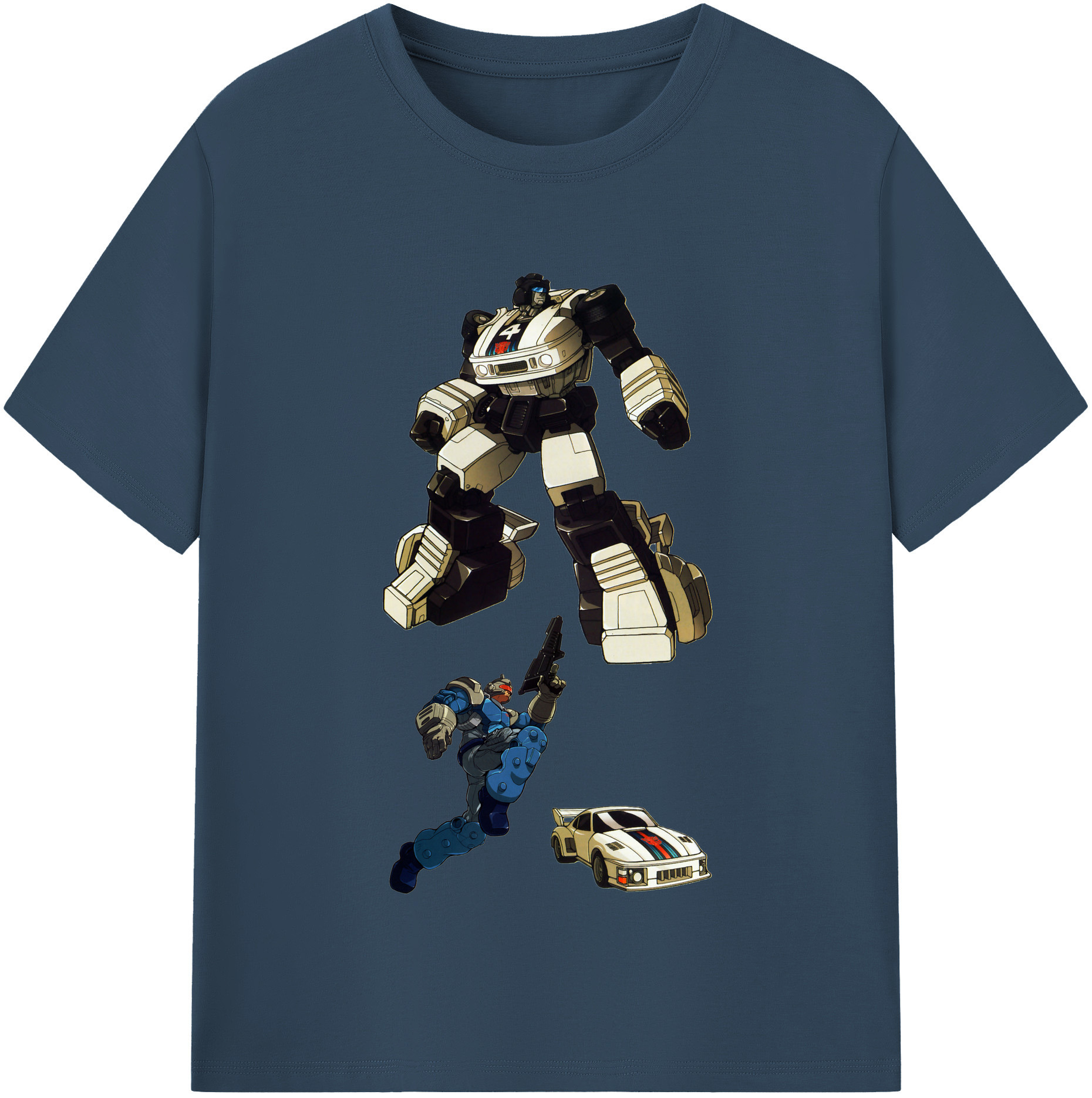 （画像用）  レディースカジュアルプリントTシャツ（綿100％）
