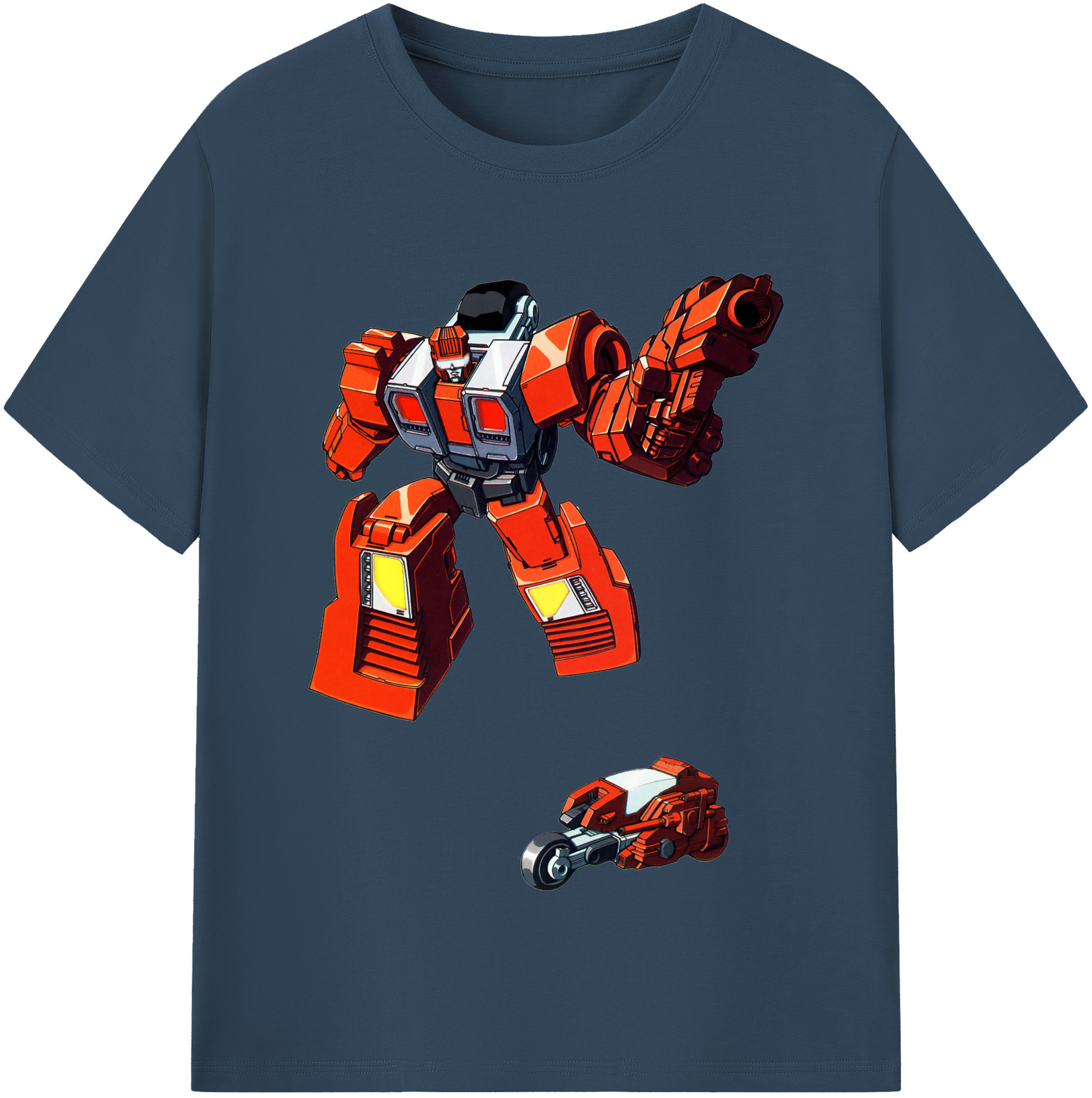 （画像用）  レディースカジュアルプリントTシャツ（綿100％）