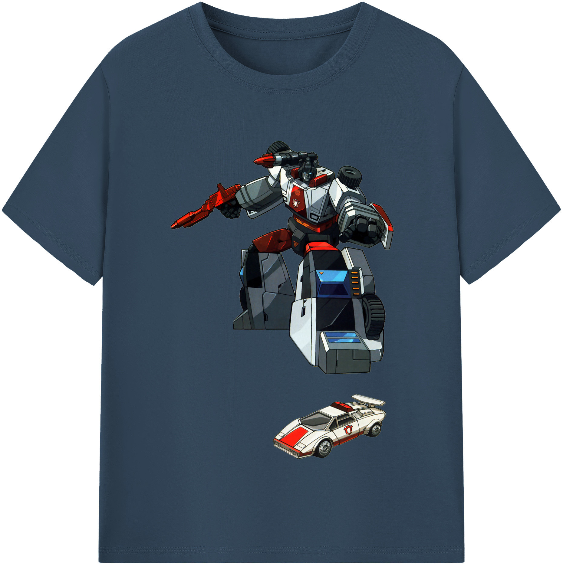 （画像用）  レディースカジュアルプリントTシャツ（綿100％）