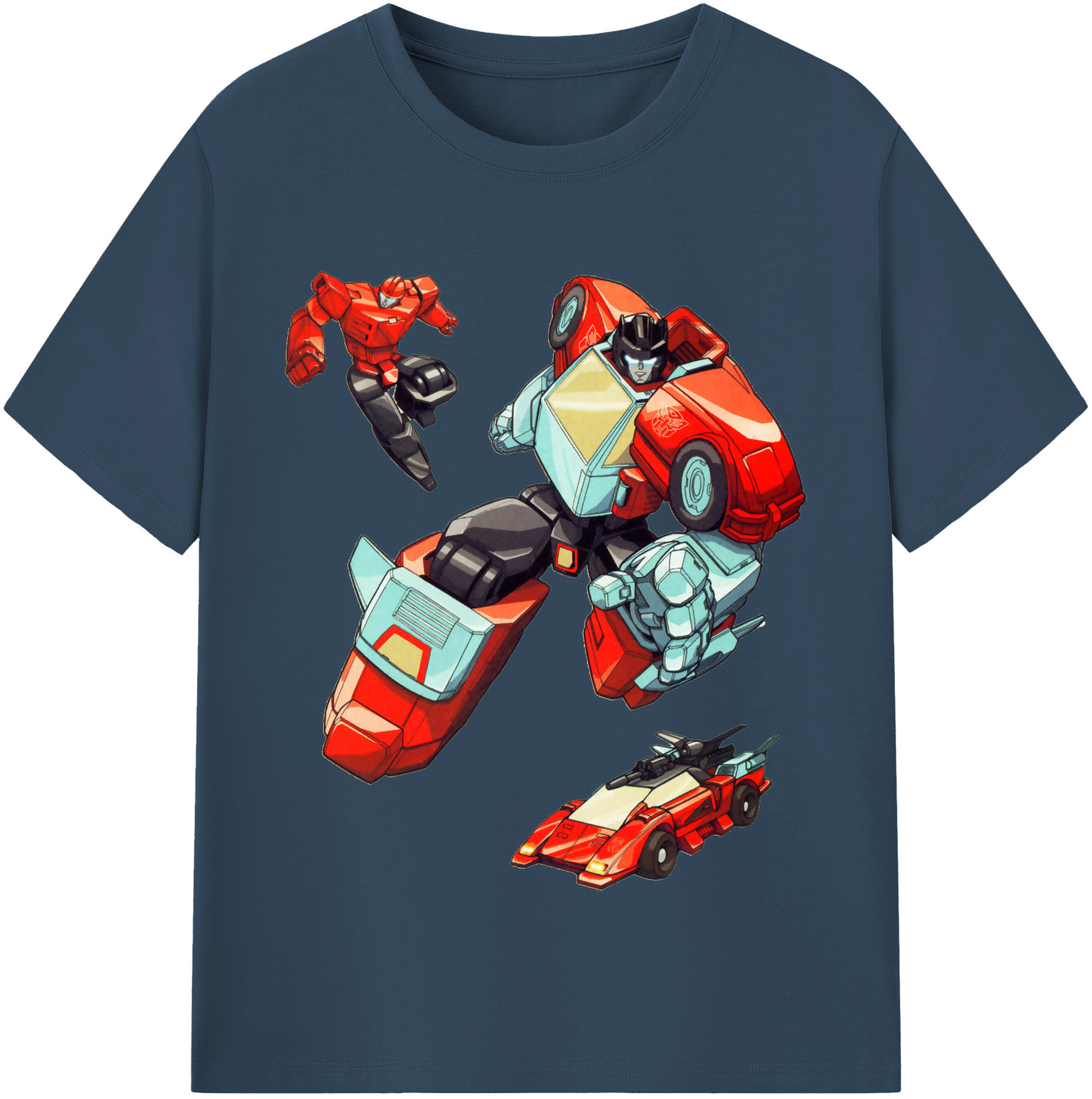 （画像用）  レディースカジュアルプリントTシャツ（綿100％）