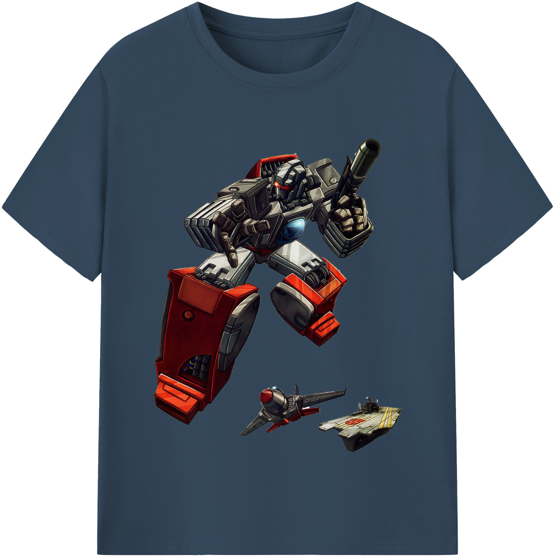 （画像用）  レディースカジュアルプリントTシャツ（綿100％）