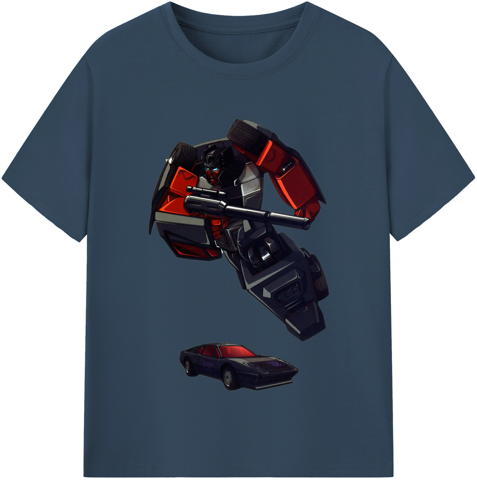 （画像用）  レディースカジュアルプリントTシャツ（綿100％）