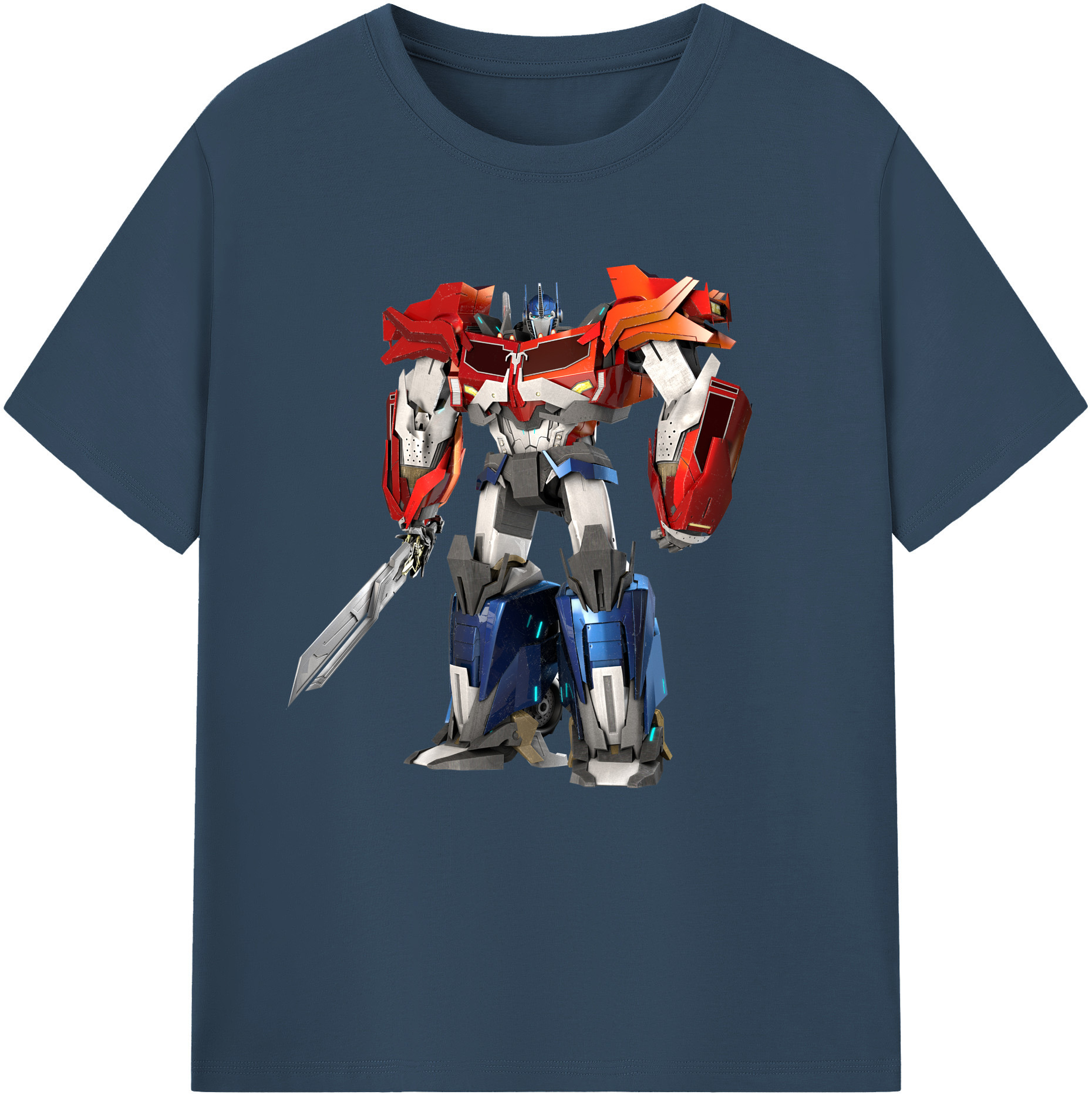 （画像用）  レディースカジュアルプリントTシャツ（綿100％）