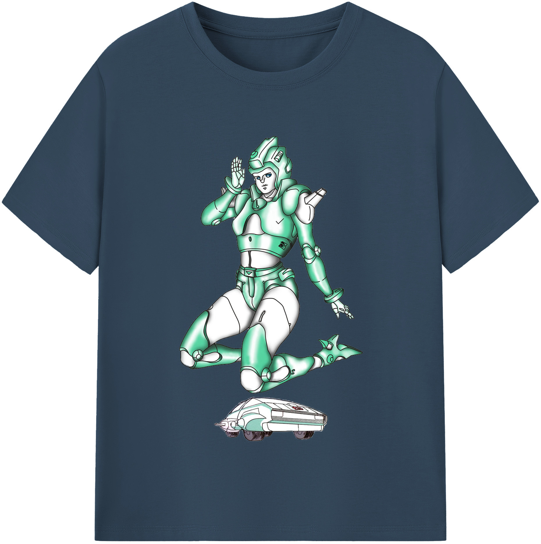  レディースカジュアルプリントTシャツ（綿100％）