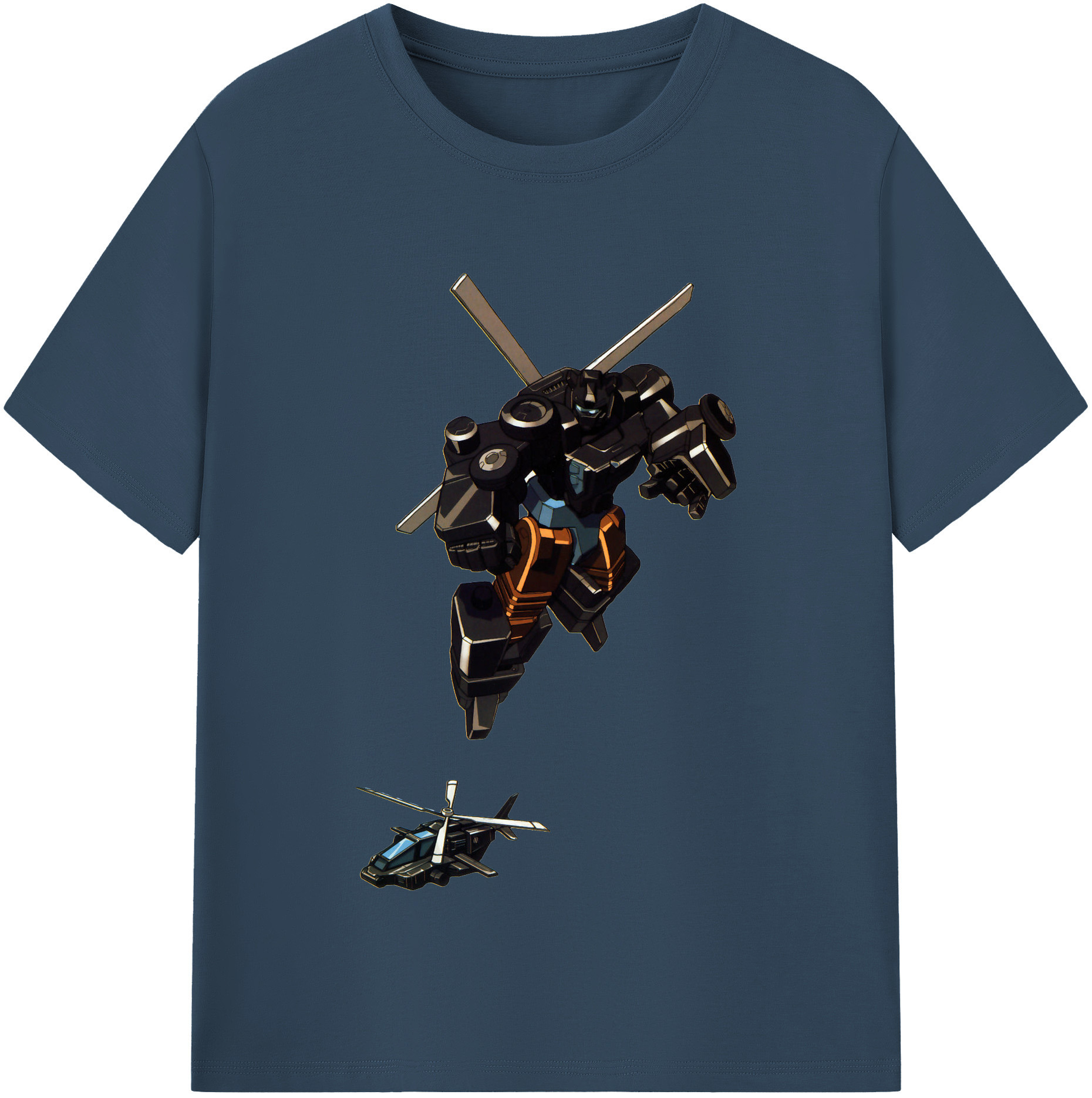 （画像用）  レディースカジュアルプリントTシャツ（綿100％）