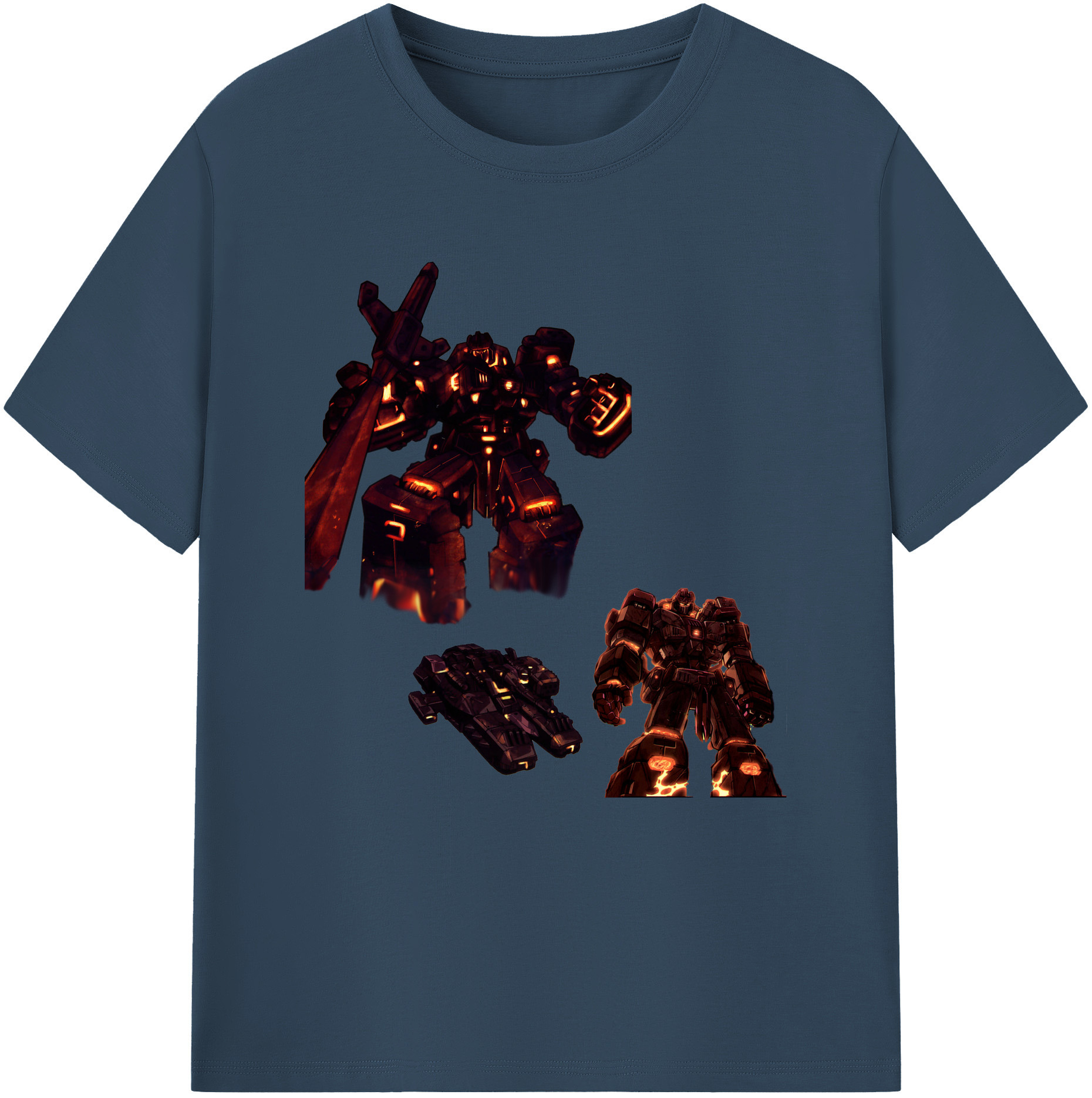 （画像用）  レディースカジュアルプリントTシャツ（綿100％）