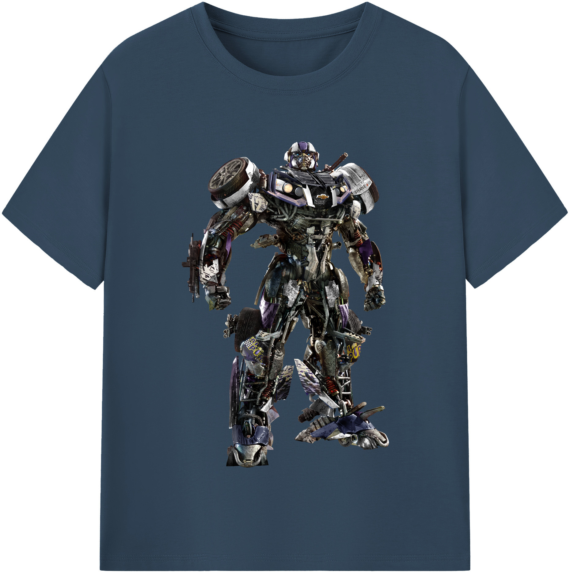 （画像用）  レディースカジュアルプリントTシャツ（綿100％）