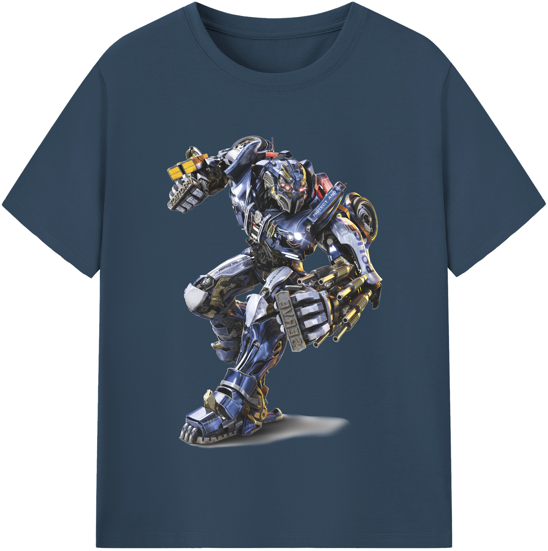 （画像用）  レディースカジュアルプリントTシャツ（綿100％）