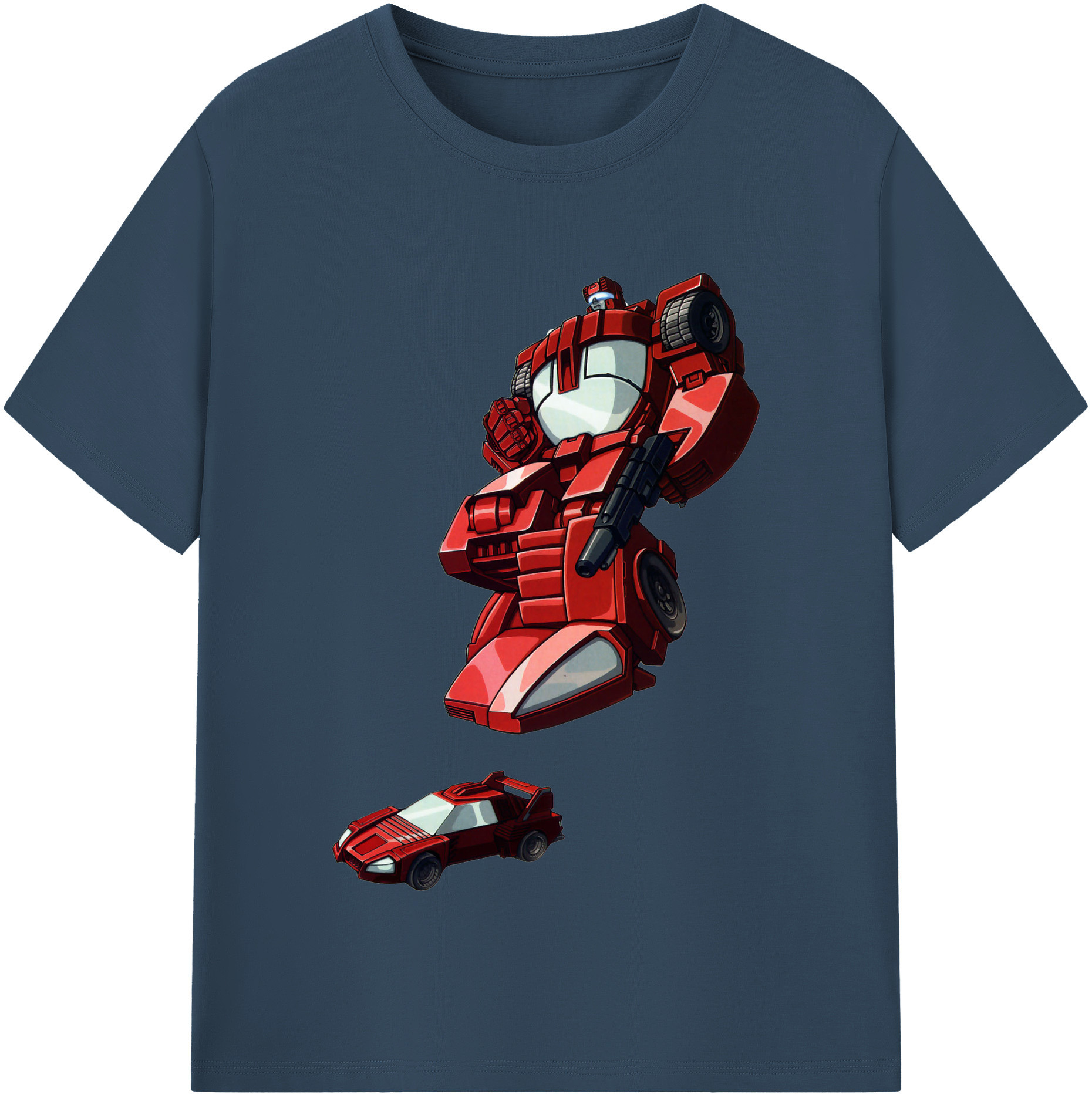 （画像用）  レディースカジュアルプリントTシャツ（綿100％）