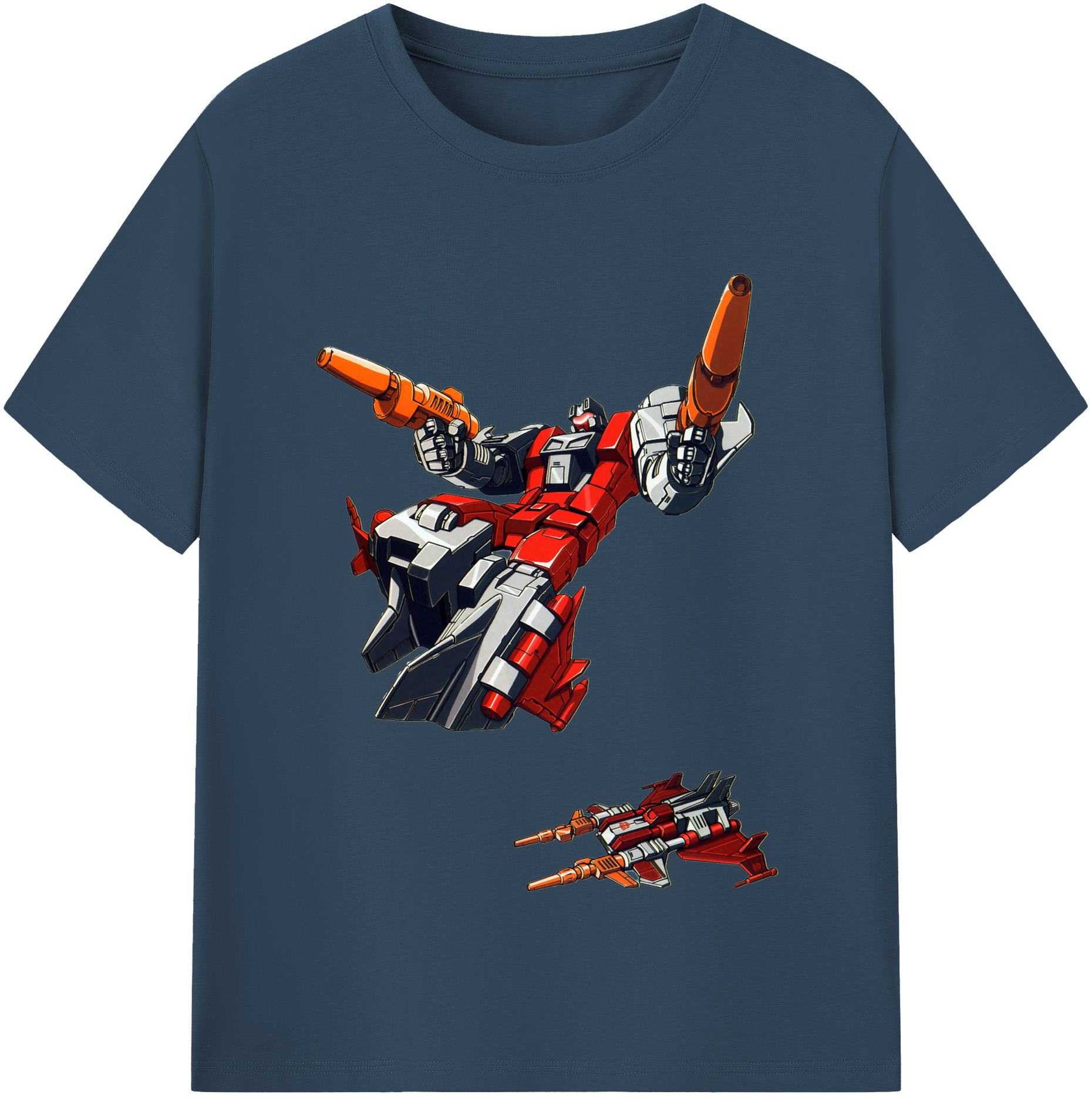 （画像用）  レディースカジュアルプリントTシャツ（綿100％）
