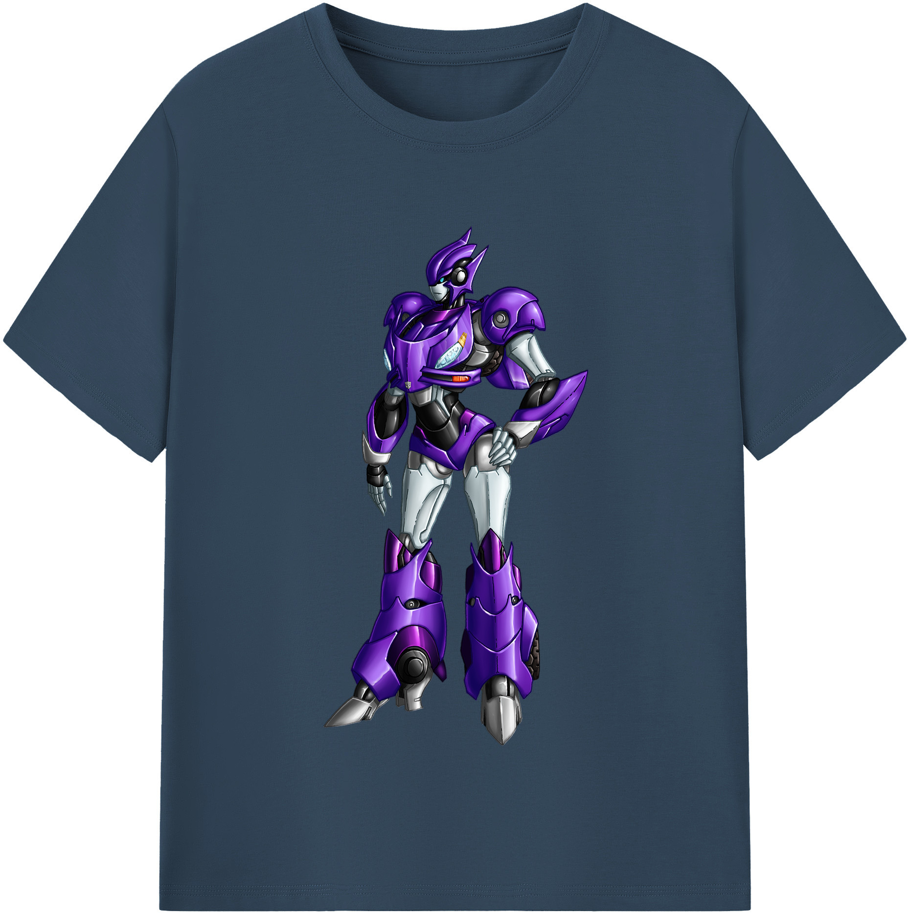 （画像用）  レディースカジュアルプリントTシャツ（綿100％）