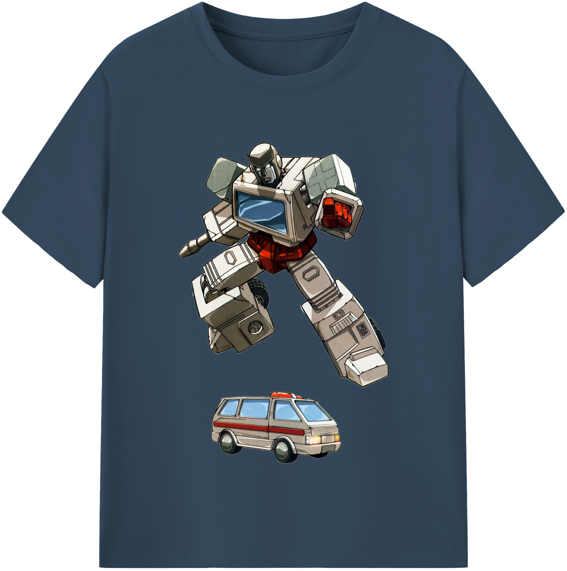 （画像用）  レディースカジュアルプリントTシャツ（綿100％）