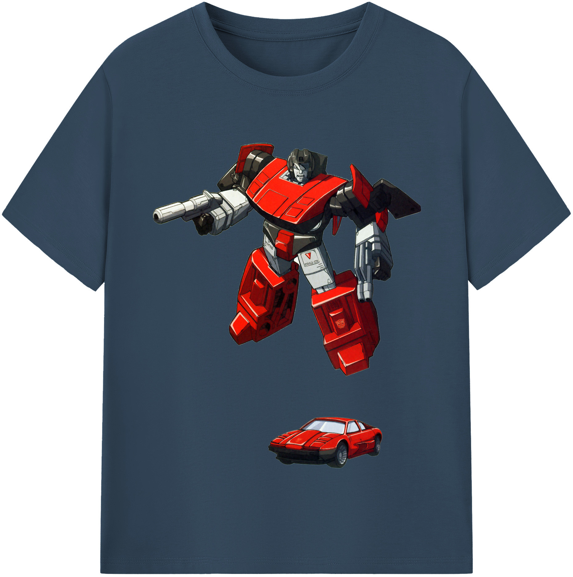 （画像用）  レディースカジュアルプリントTシャツ（綿100％）