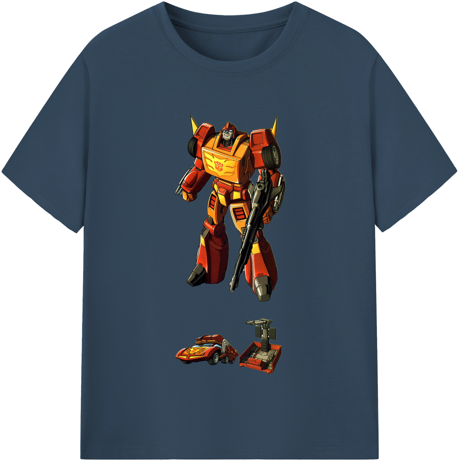 （画像用）  レディースカジュアルプリントTシャツ（綿100％）