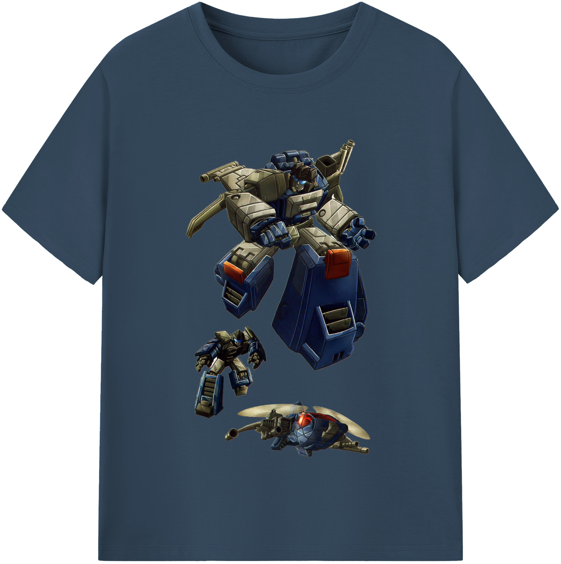 （画像用）  レディースカジュアルプリントTシャツ（綿100％）