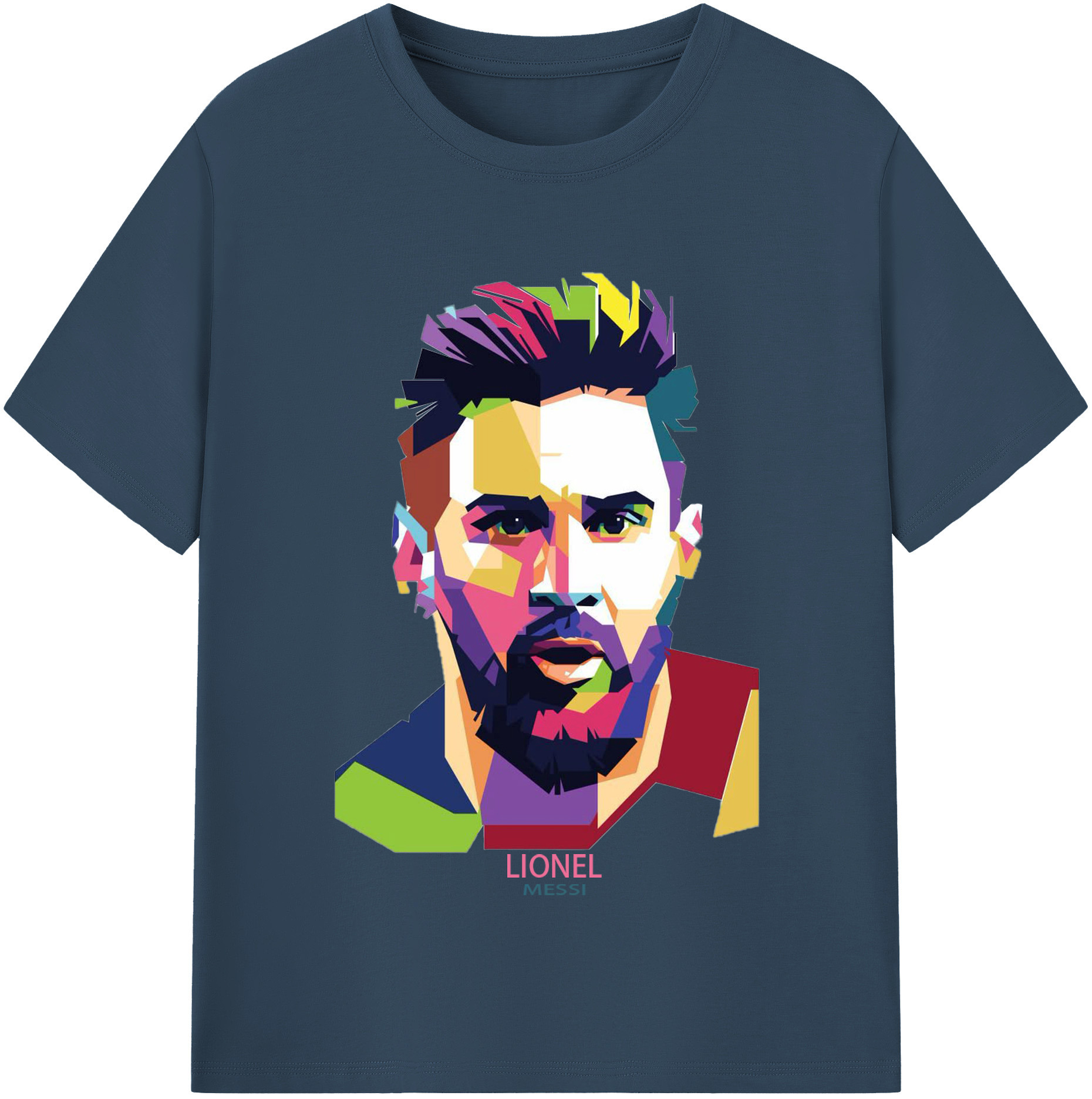 （画像用）  レディースカジュアルプリントTシャツ（綿100％）
