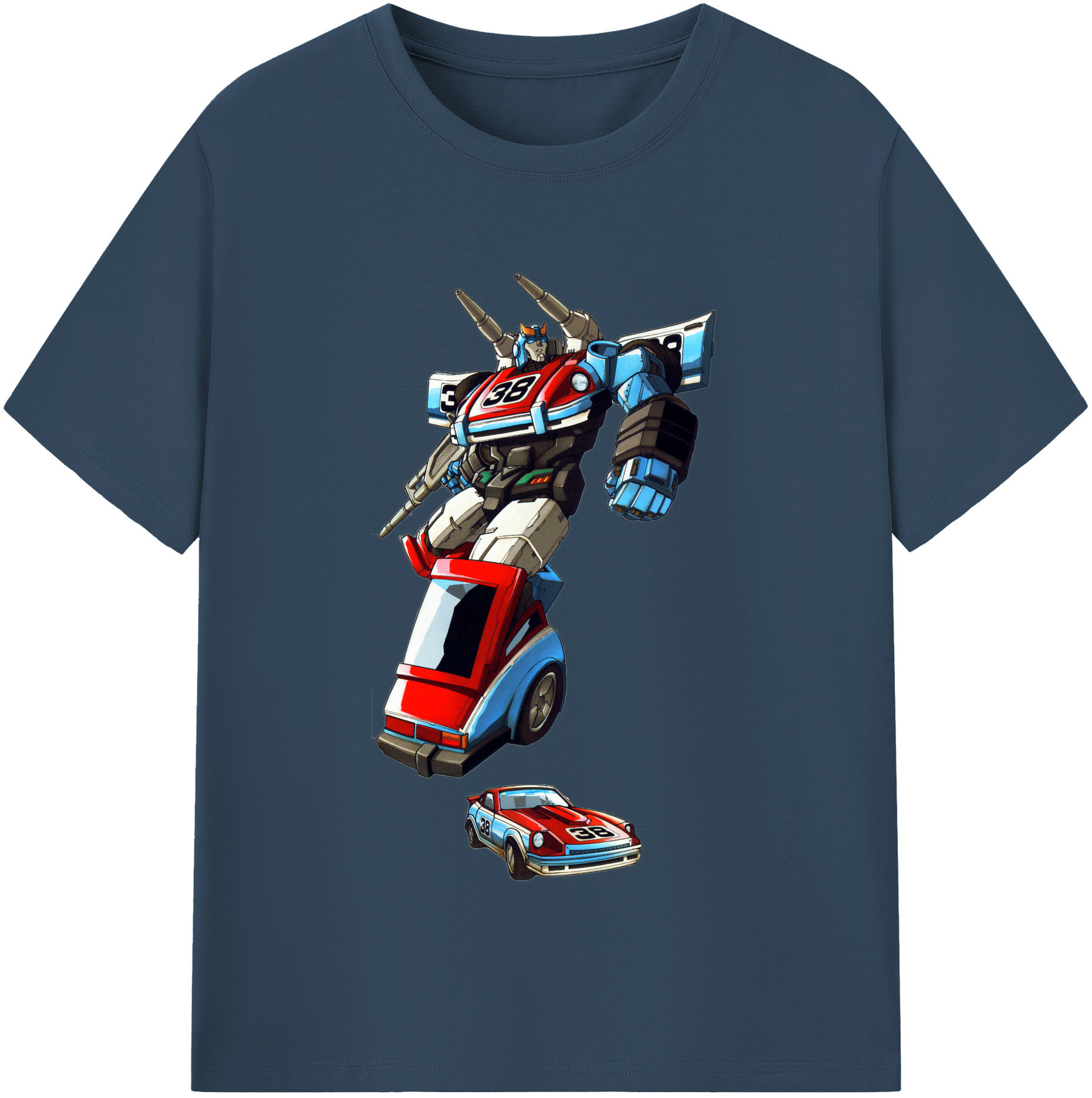 （画像用）  レディースカジュアルプリントTシャツ（綿100％）