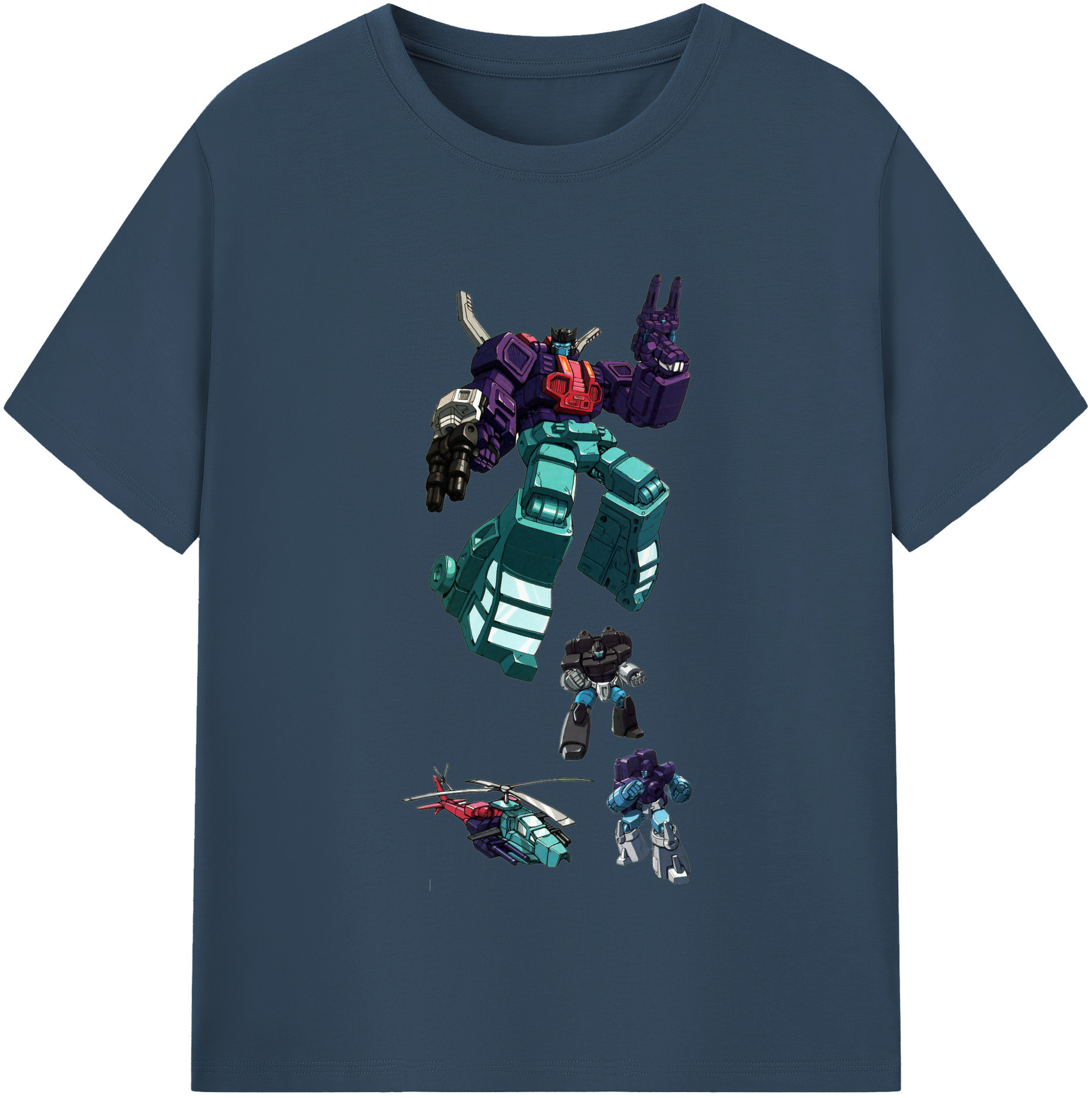 （画像用）  レディースカジュアルプリントTシャツ（綿100％）