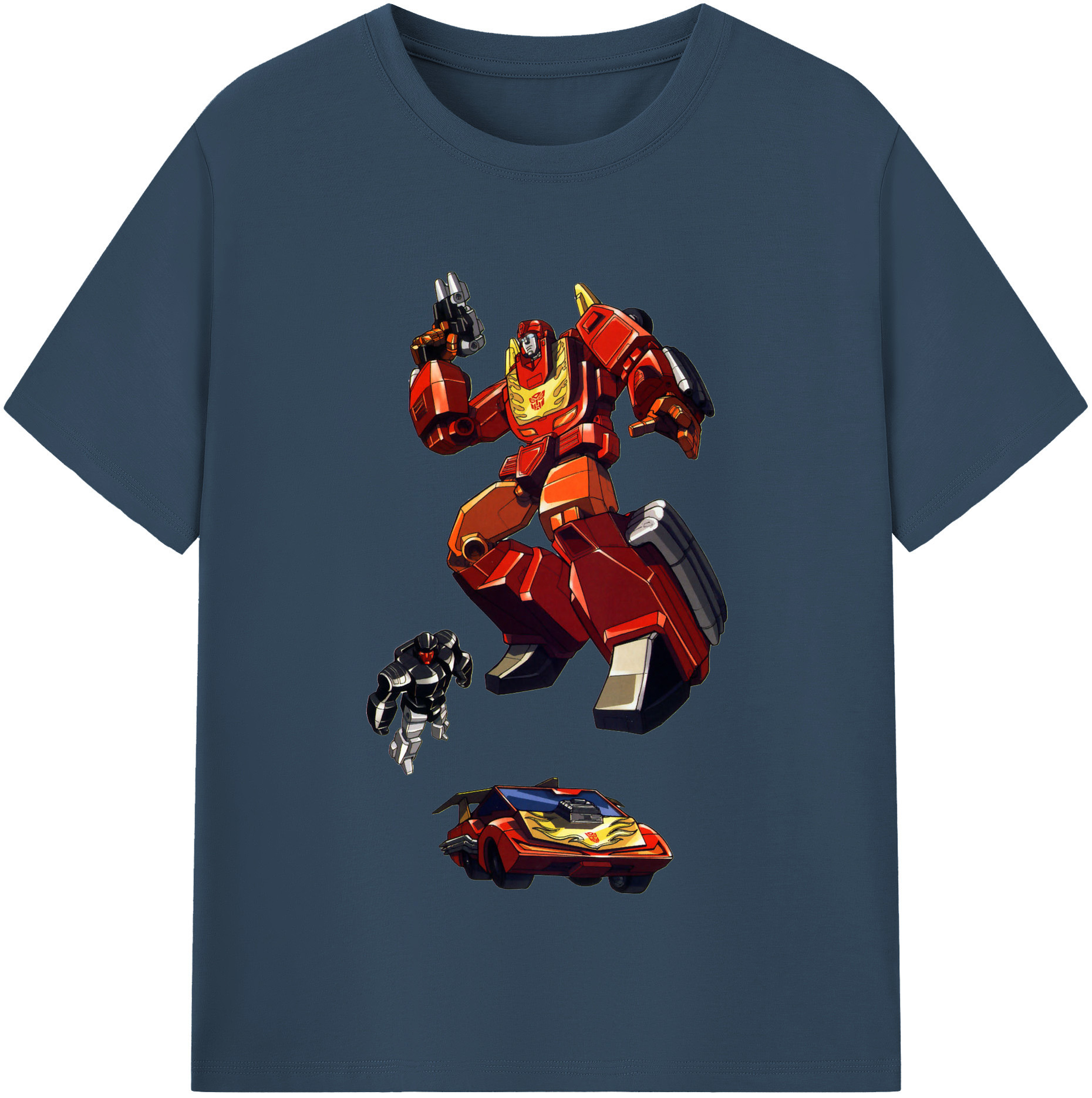 （画像用）  レディースカジュアルプリントTシャツ（綿100％）