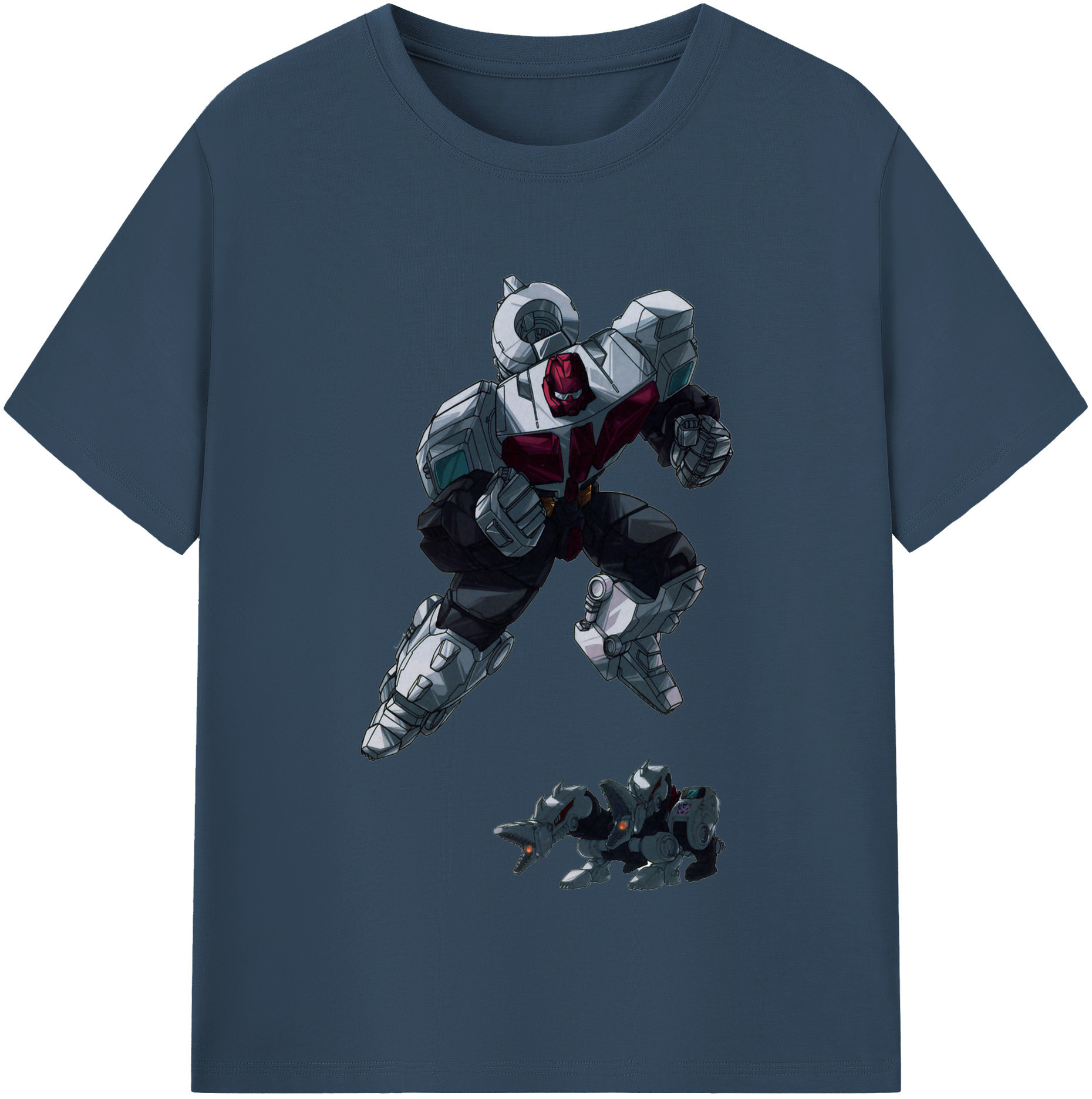 （画像用）  レディースカジュアルプリントTシャツ（綿100％）