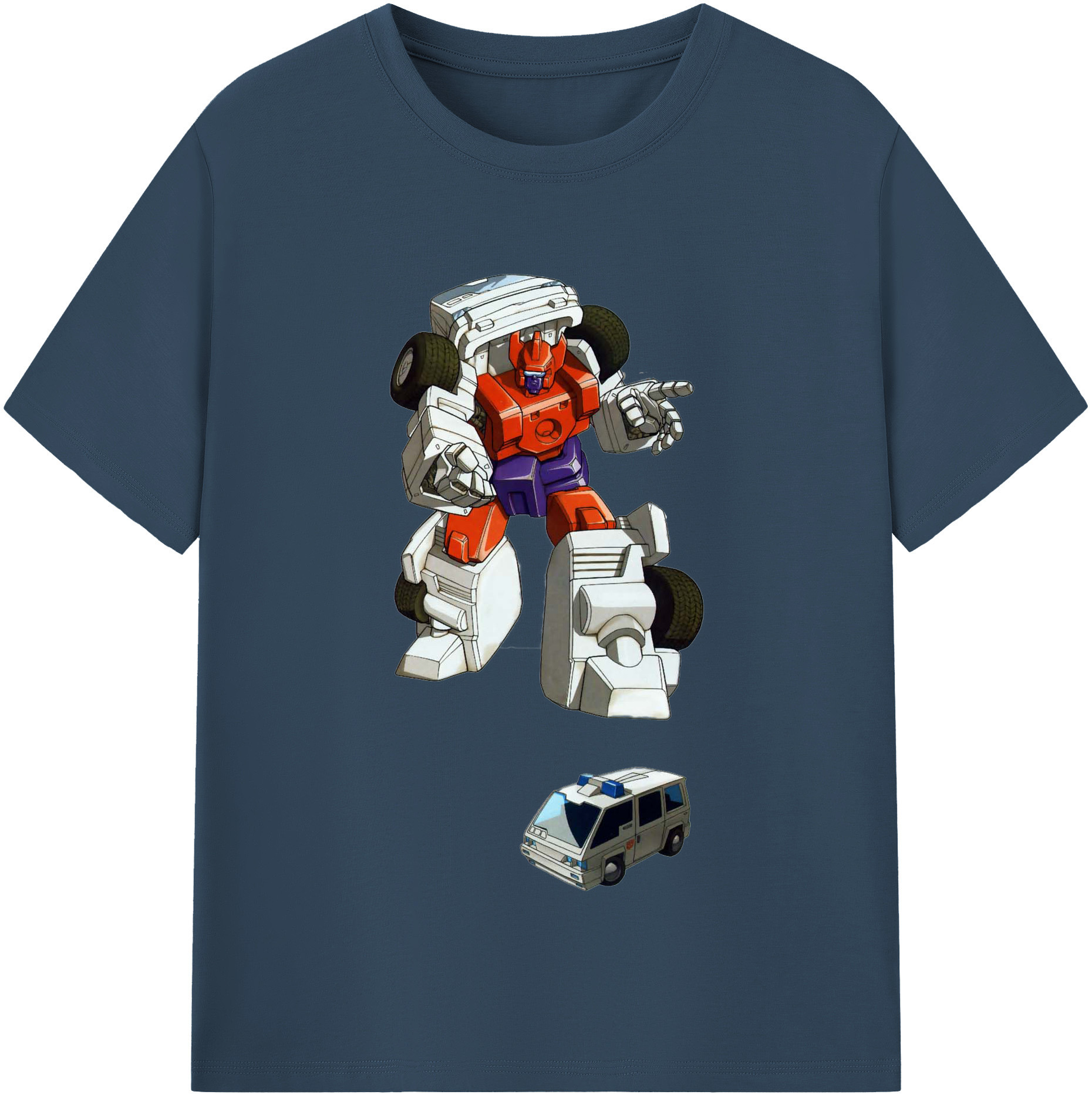 （画像用）  レディースカジュアルプリントTシャツ（綿100％）