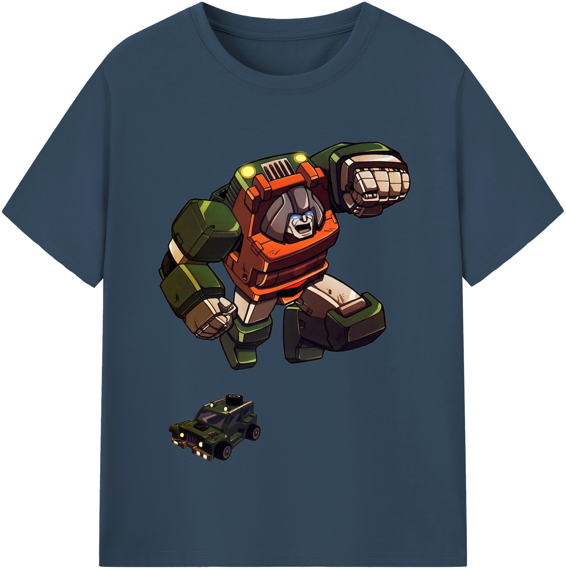 （画像用）  レディースカジュアルプリントTシャツ（綿100％）