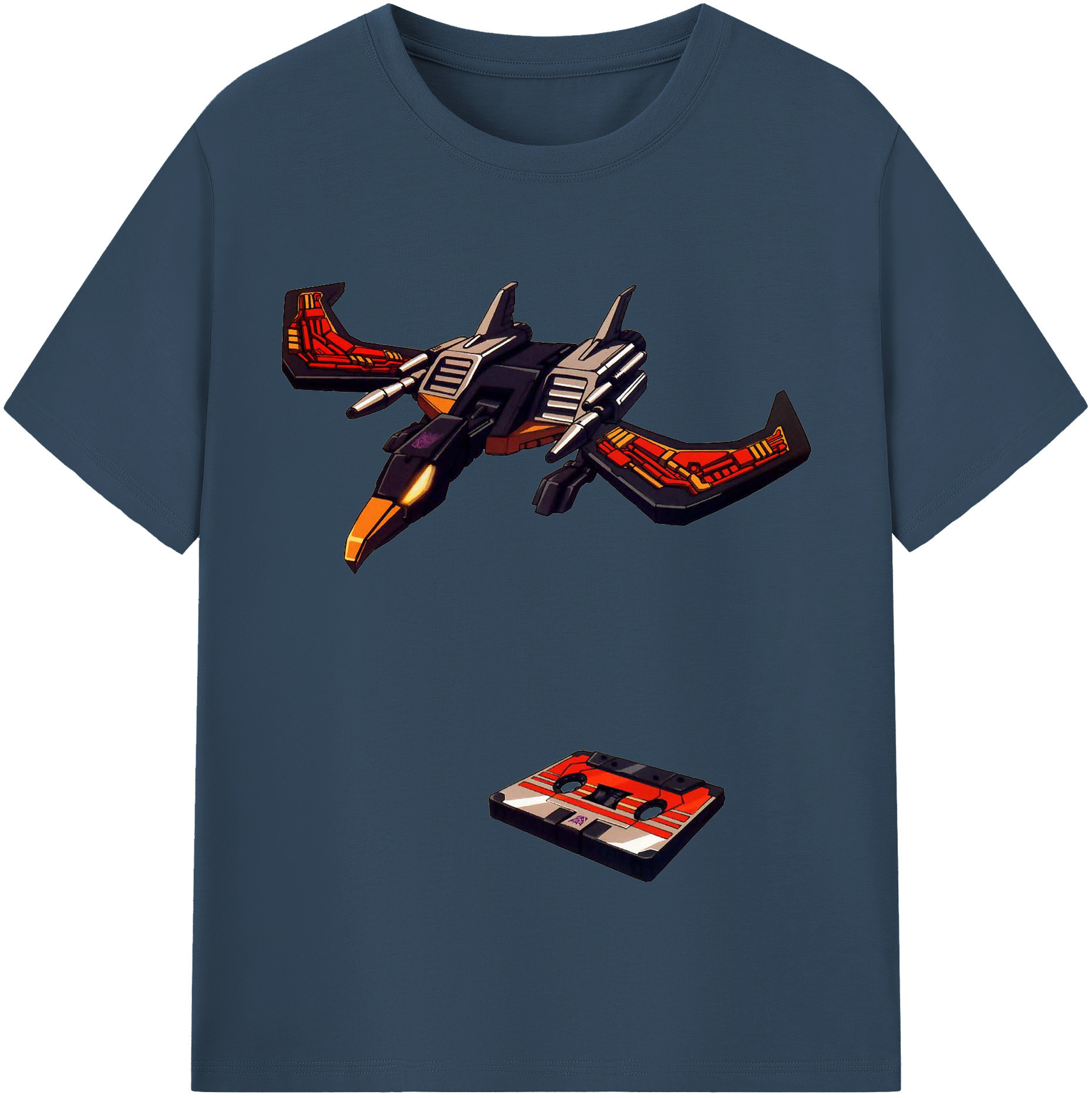（画像用）  レディースカジュアルプリントTシャツ（綿100％）