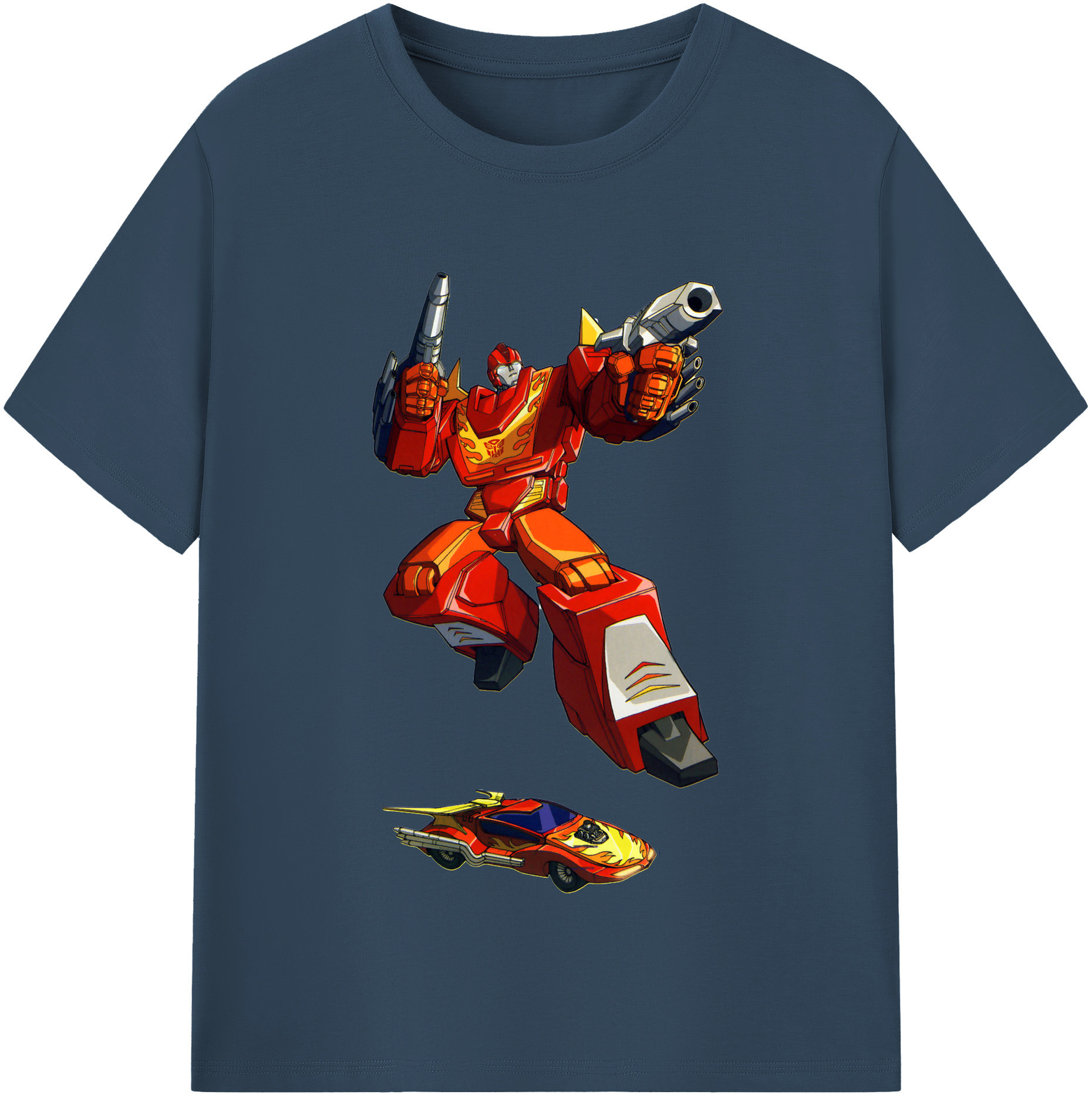 （画像用）  レディースカジュアルプリントTシャツ（綿100％）