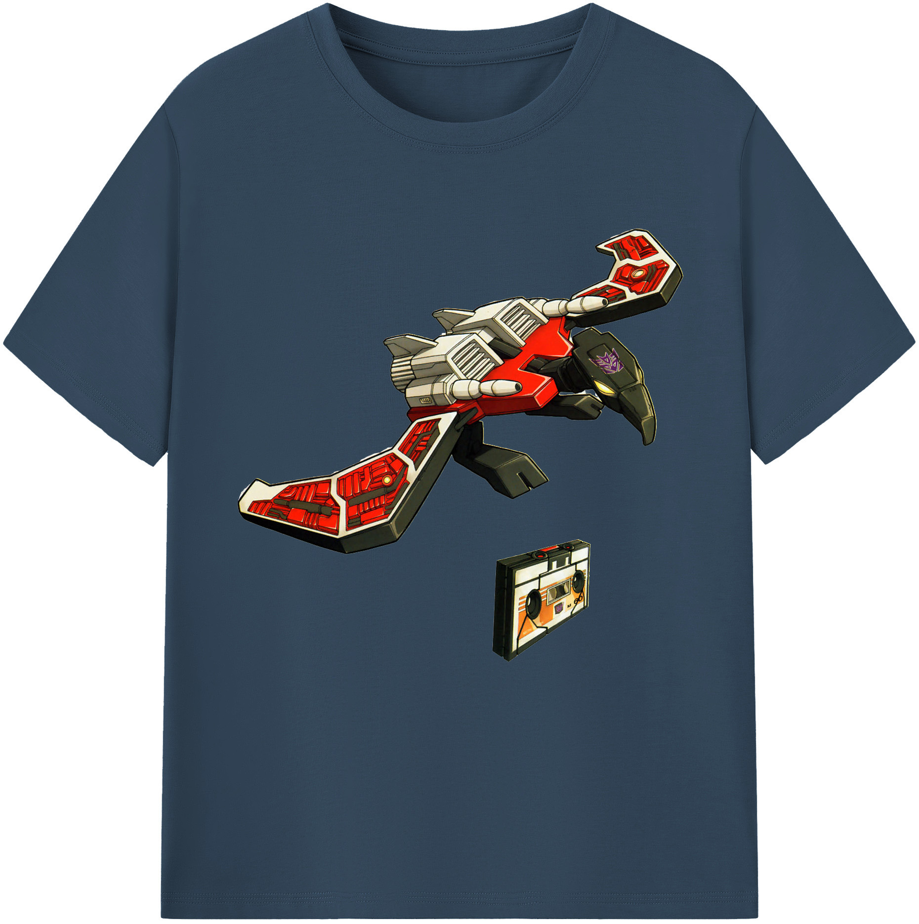 （画像用）  レディースカジュアルプリントTシャツ（綿100％）